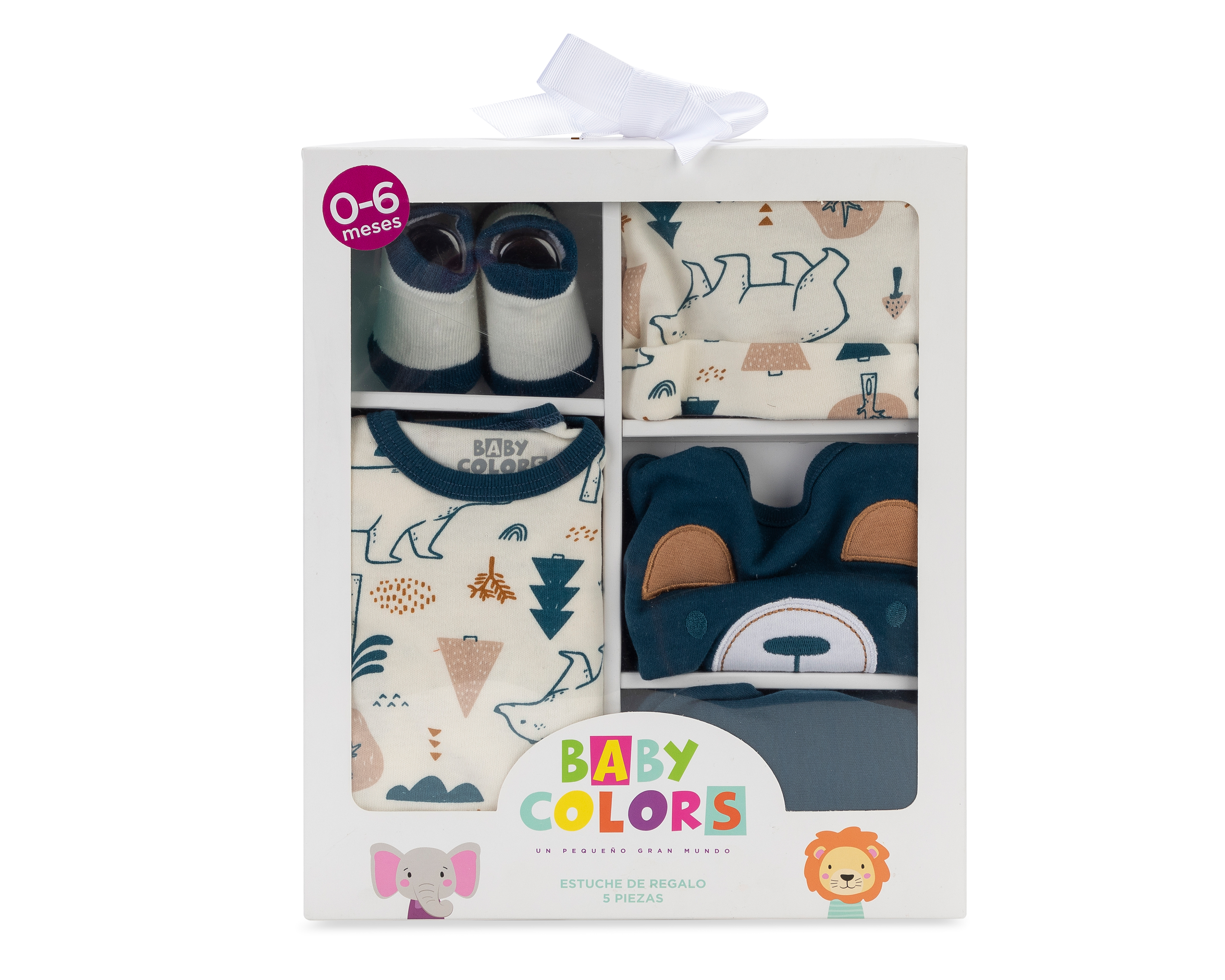 Foto 6 | Foto 6 | Conjunto para Bebé Niño Baby Colors 5 Piezas