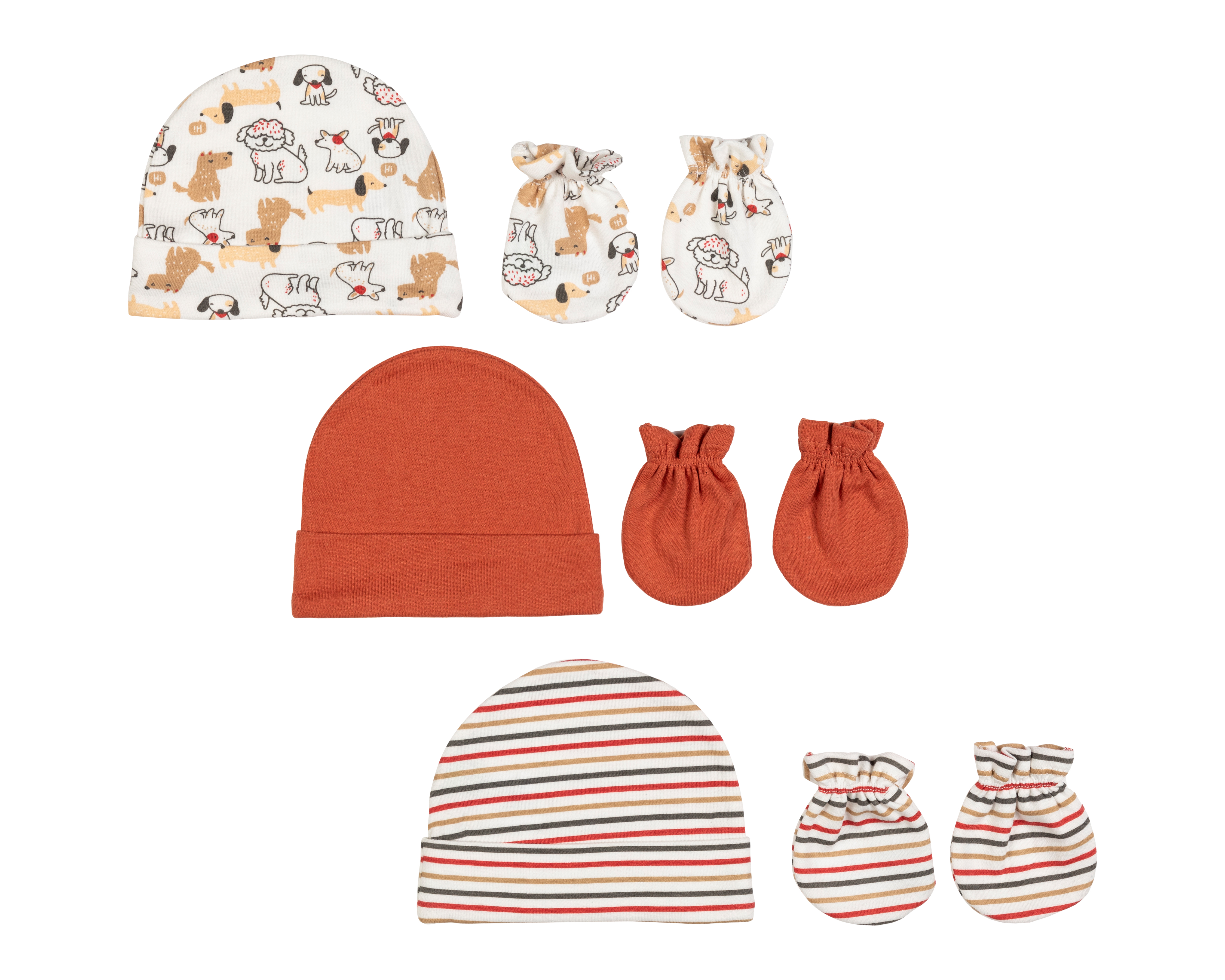 Foto 3 pulgar | Foto 2 | Gorro para Bebé con Guantes Baby Colors 6 Piezas