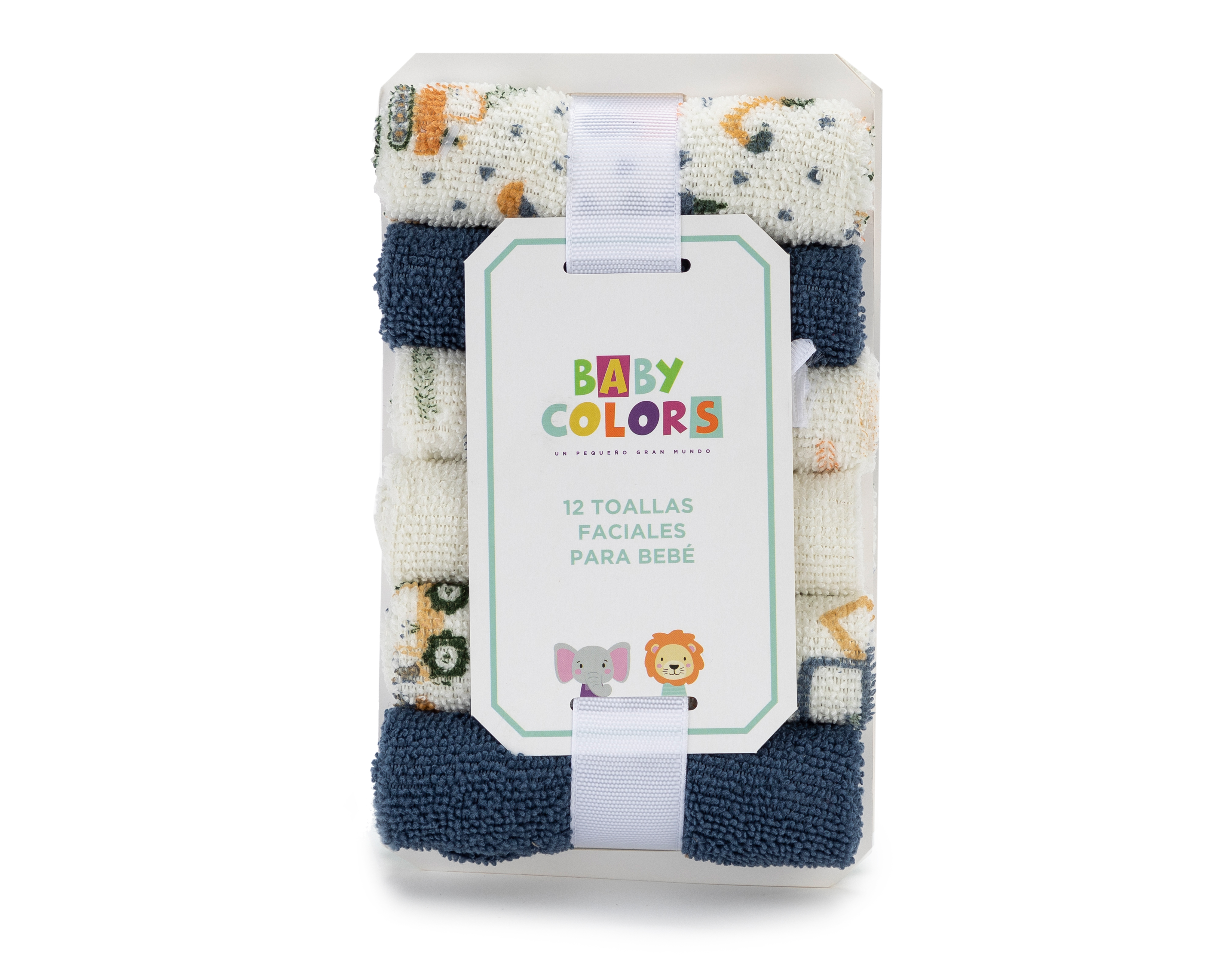 Foto 8 pulgar | Foto 7 | Toallas Faciales Baby Colors Estampada 12 Piezas