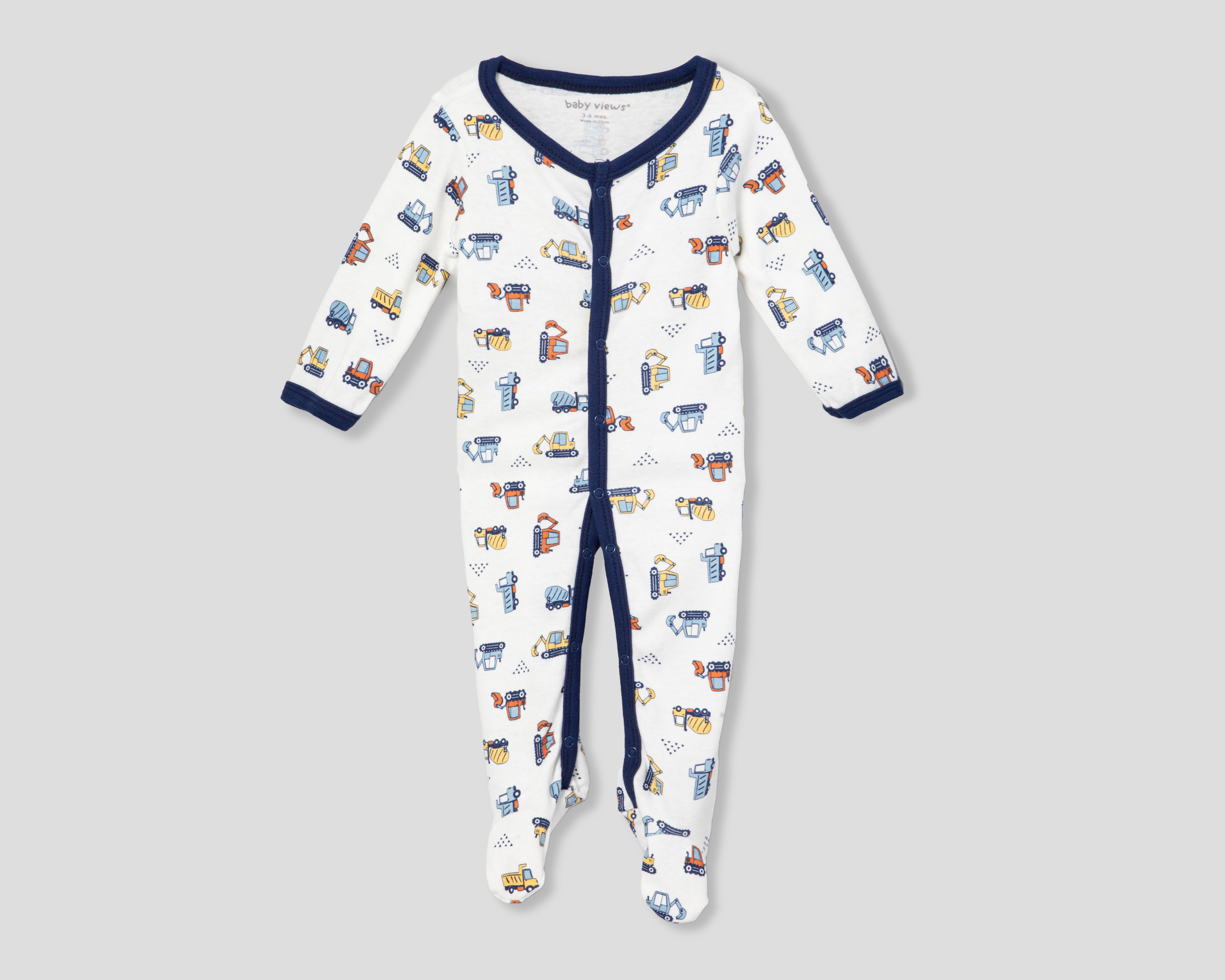 Foto 2 pulgar | Foto 1 | Mameluco para Bebé Niño Baby Views de Algodón