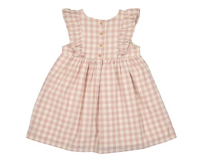 Foto 2 | Foto 2 | Vestido para Bebé Niña Baby Colors Estampado de Cuadros Rosa