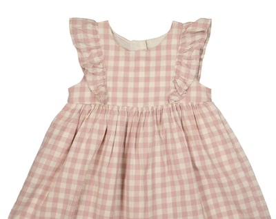 Foto 3 | Foto 3 | Vestido para Bebé Niña Baby Colors Estampado de Cuadros Rosa