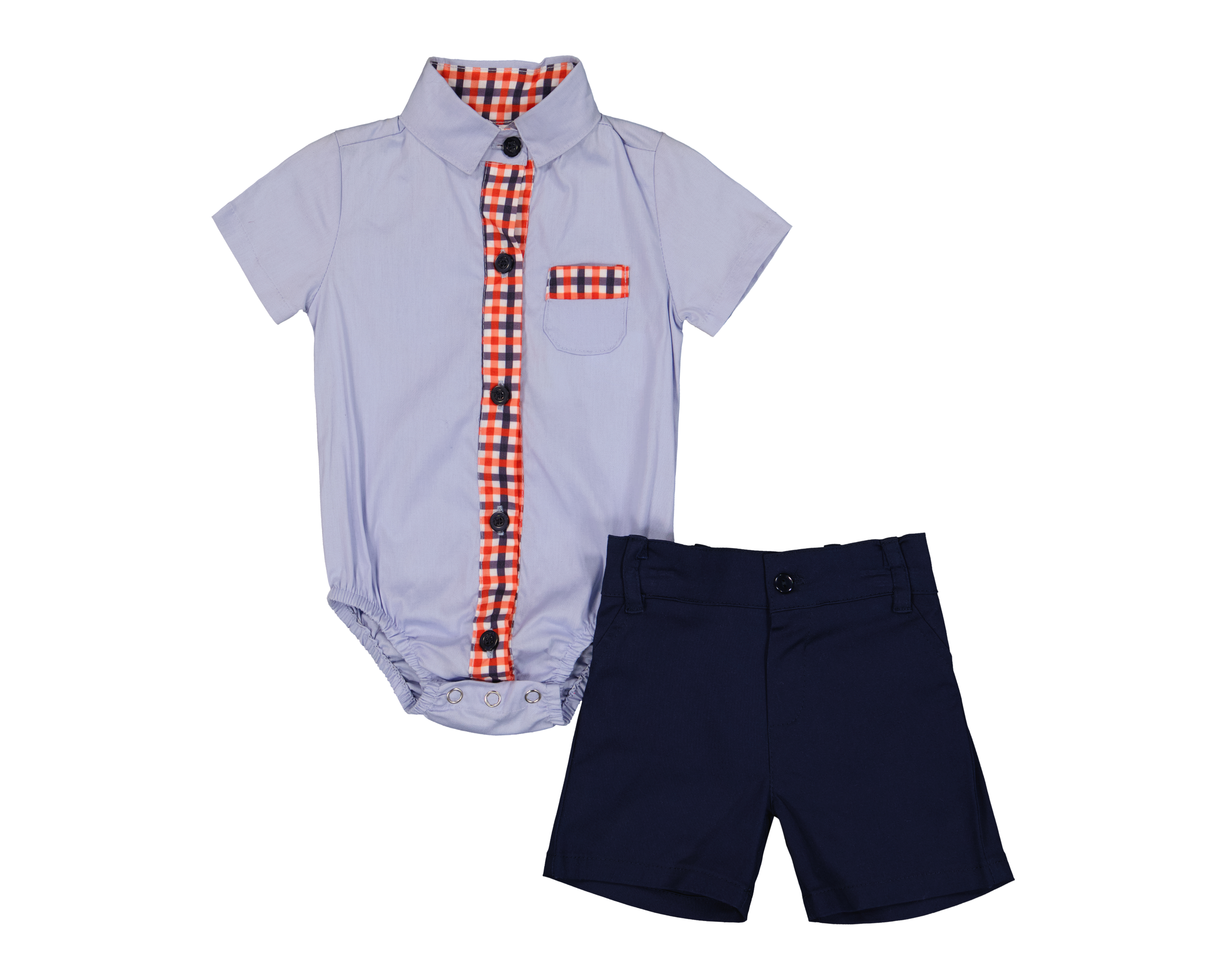 Foto 2 pulgar | Foto 1 | Short y Camisa para Bebé Niño Baby Colors