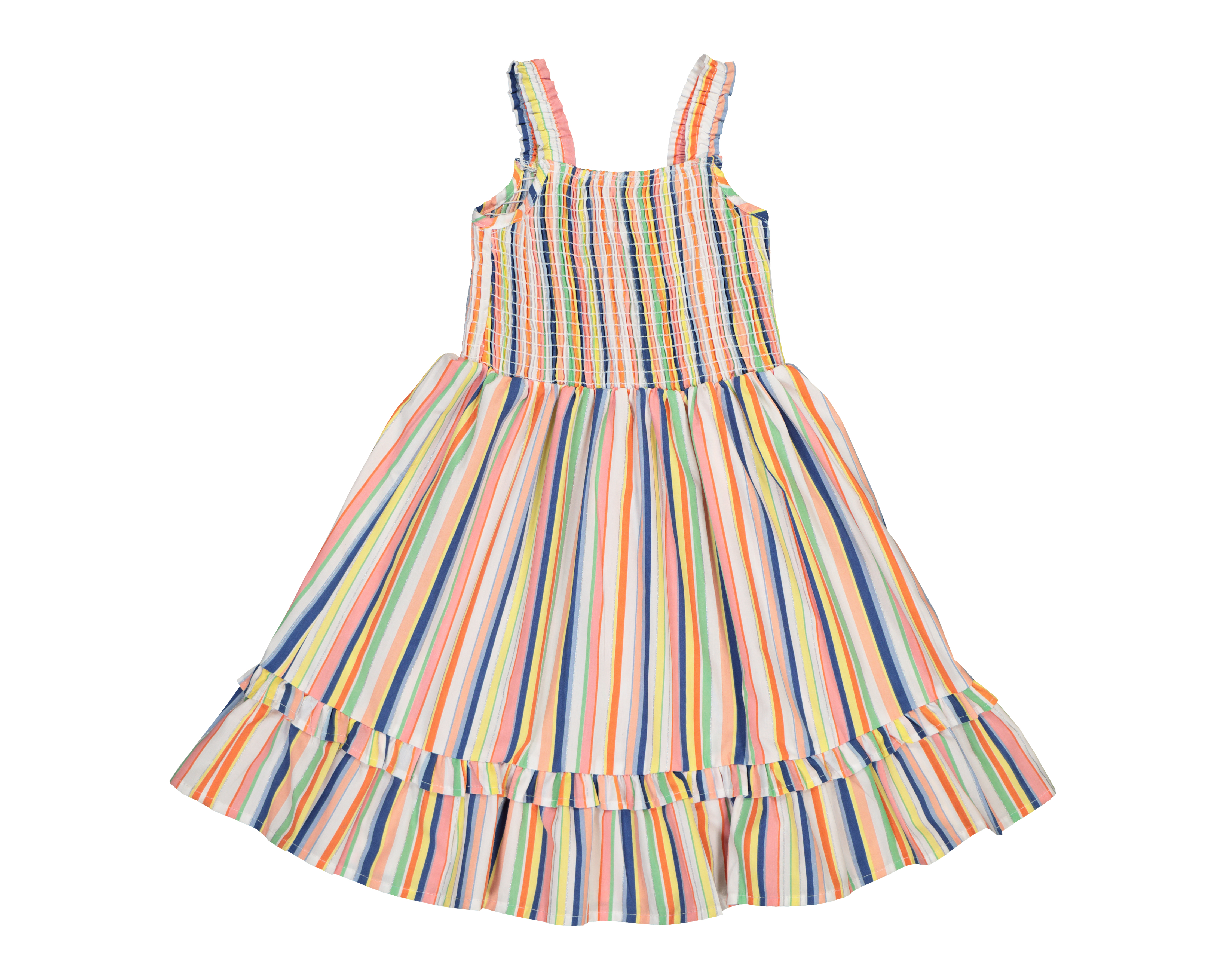 Foto 2 pulgar | Foto 1 | Vestido para Bebé Niña Baby Colors a Rayas