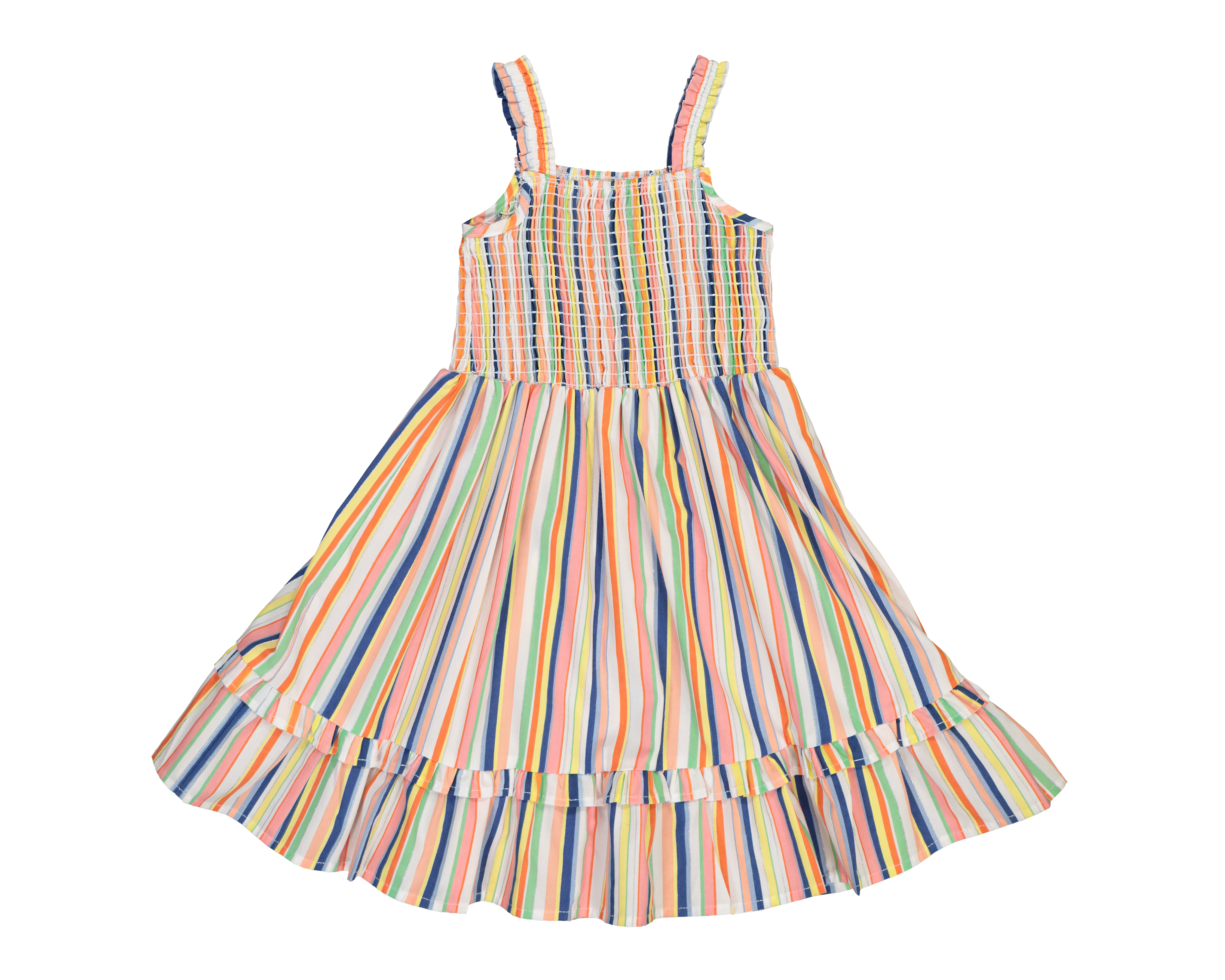 Foto 3 pulgar | Foto 2 | Vestido para Bebé Niña Baby Colors a Rayas