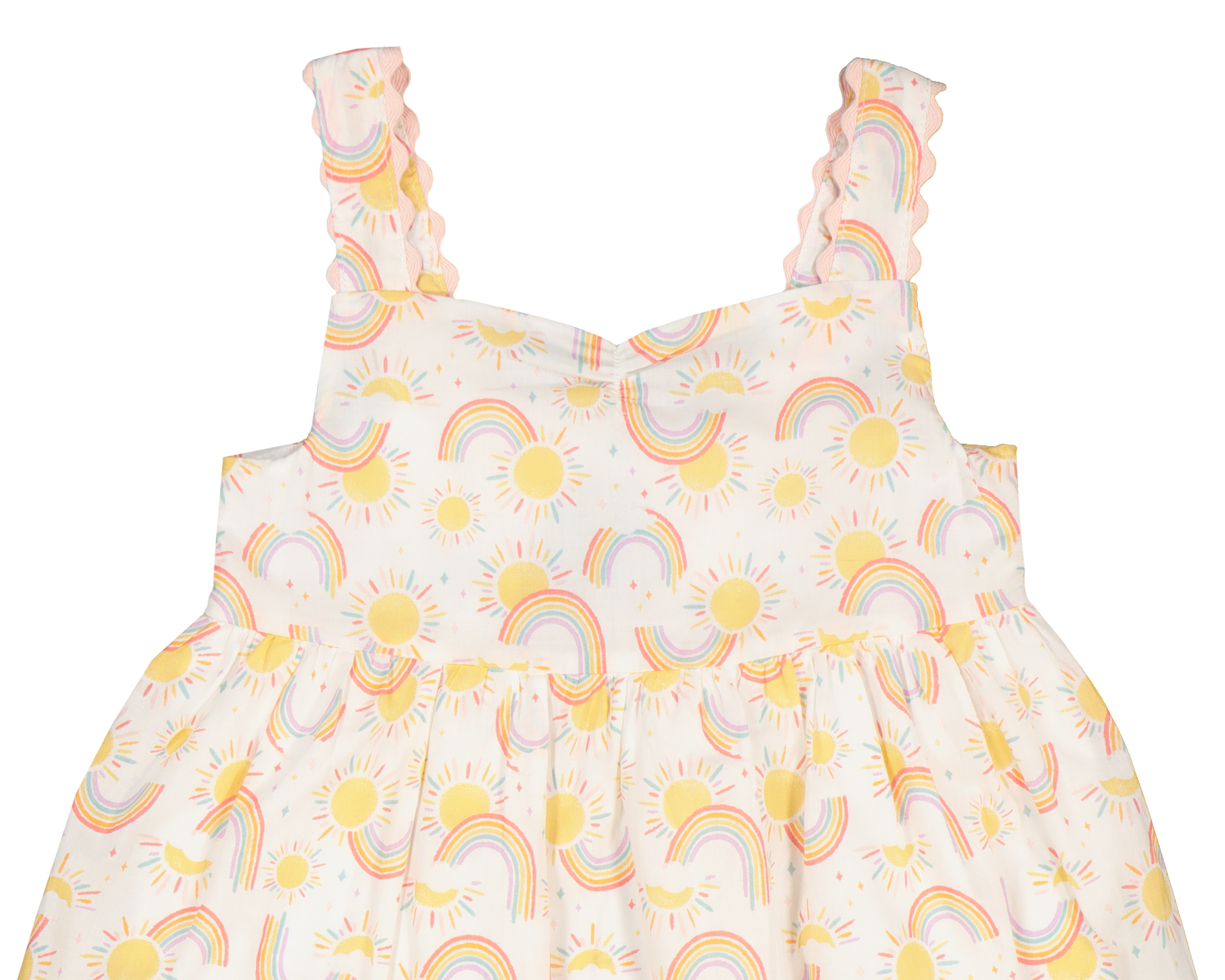 Foto 4 pulgar | Foto 3 | Vestido para Bebé Niña Baby Colors con Print de Arcoíris