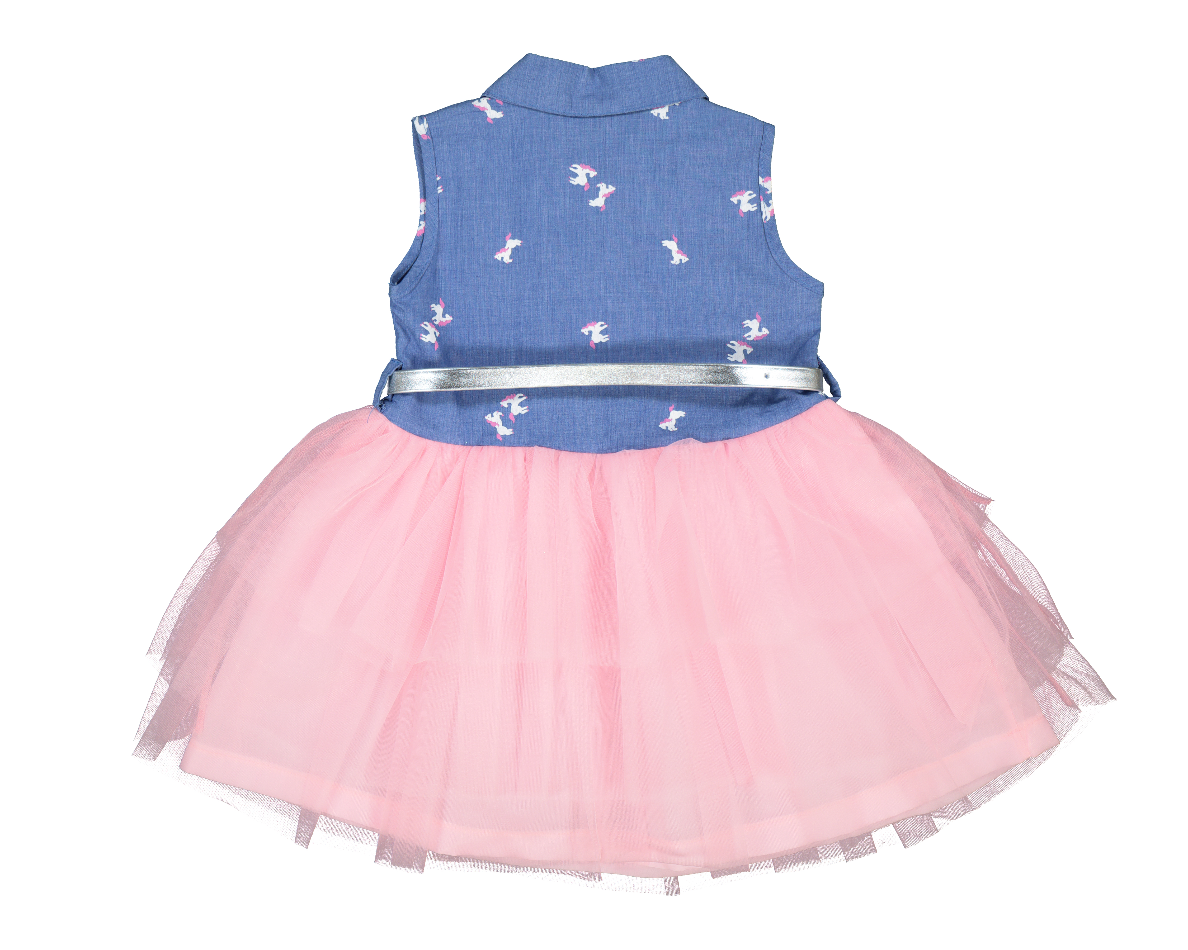 Foto 3 pulgar | Foto 2 | Vestido Baby Colors con Print de Unicornios para Bebé Niña