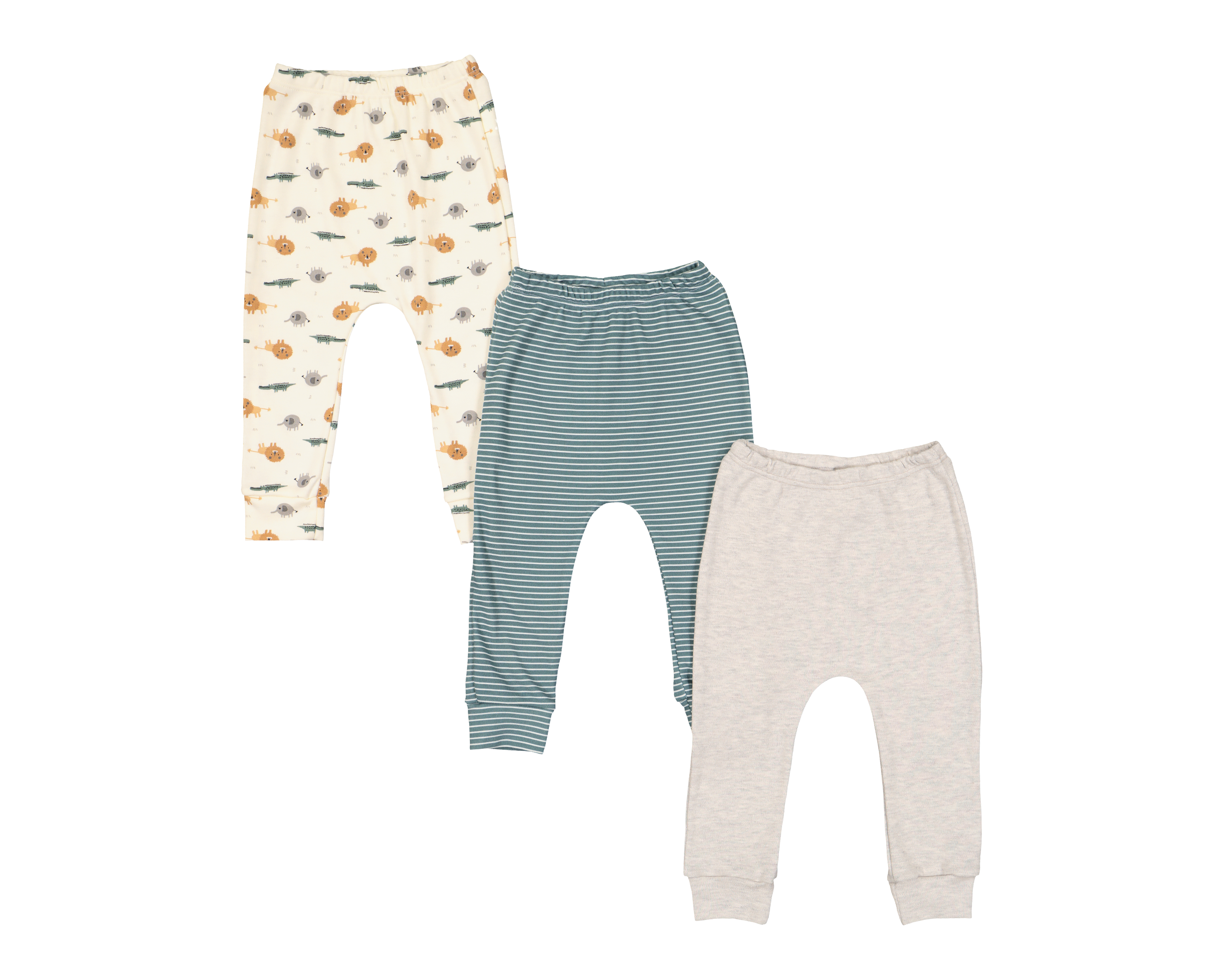 Pantalón para Bebé Baby Colors Estampado 3 Piezas