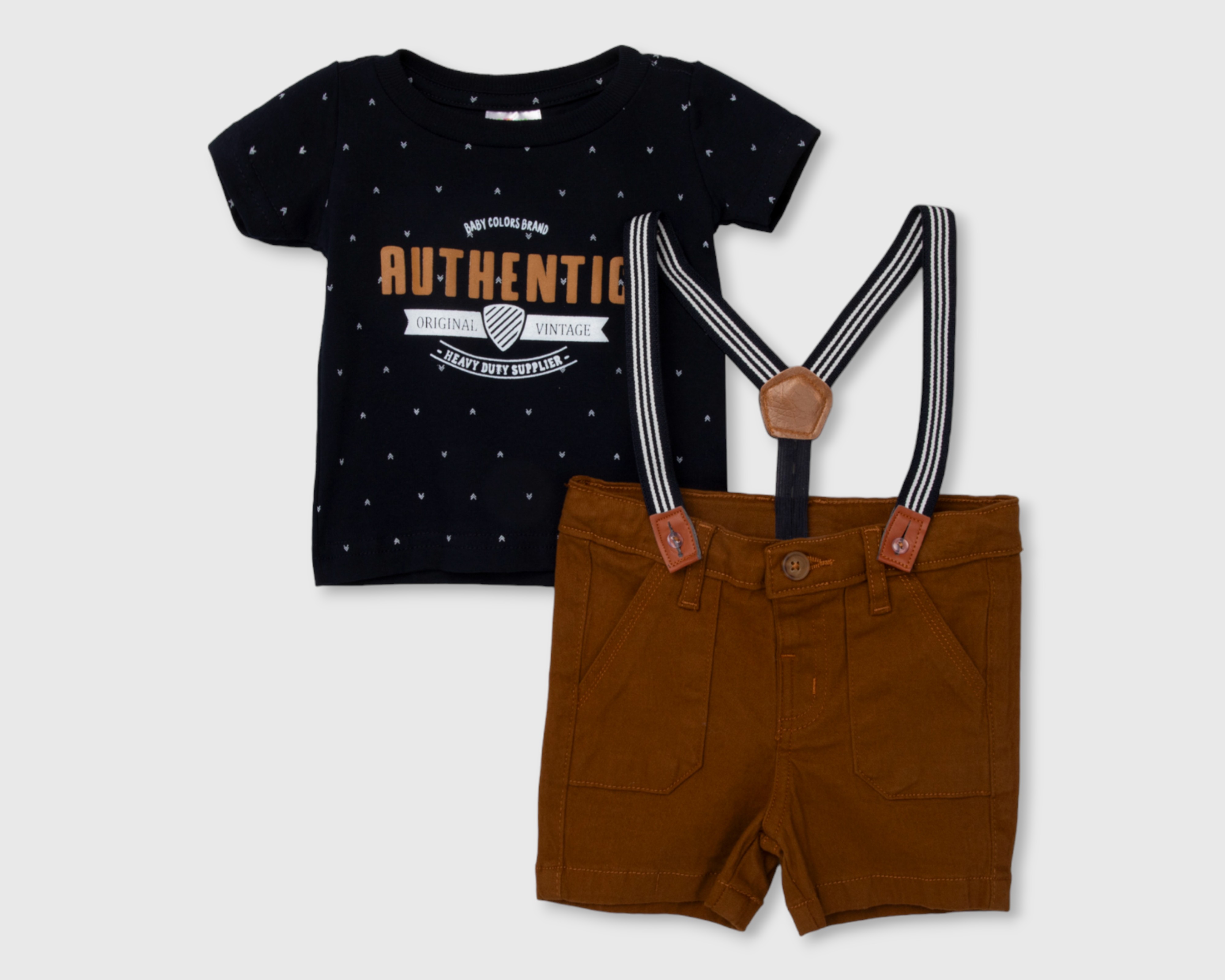 Foto 2 pulgar | Foto 1 | Conjunto Baby Colors para Bebé Niño