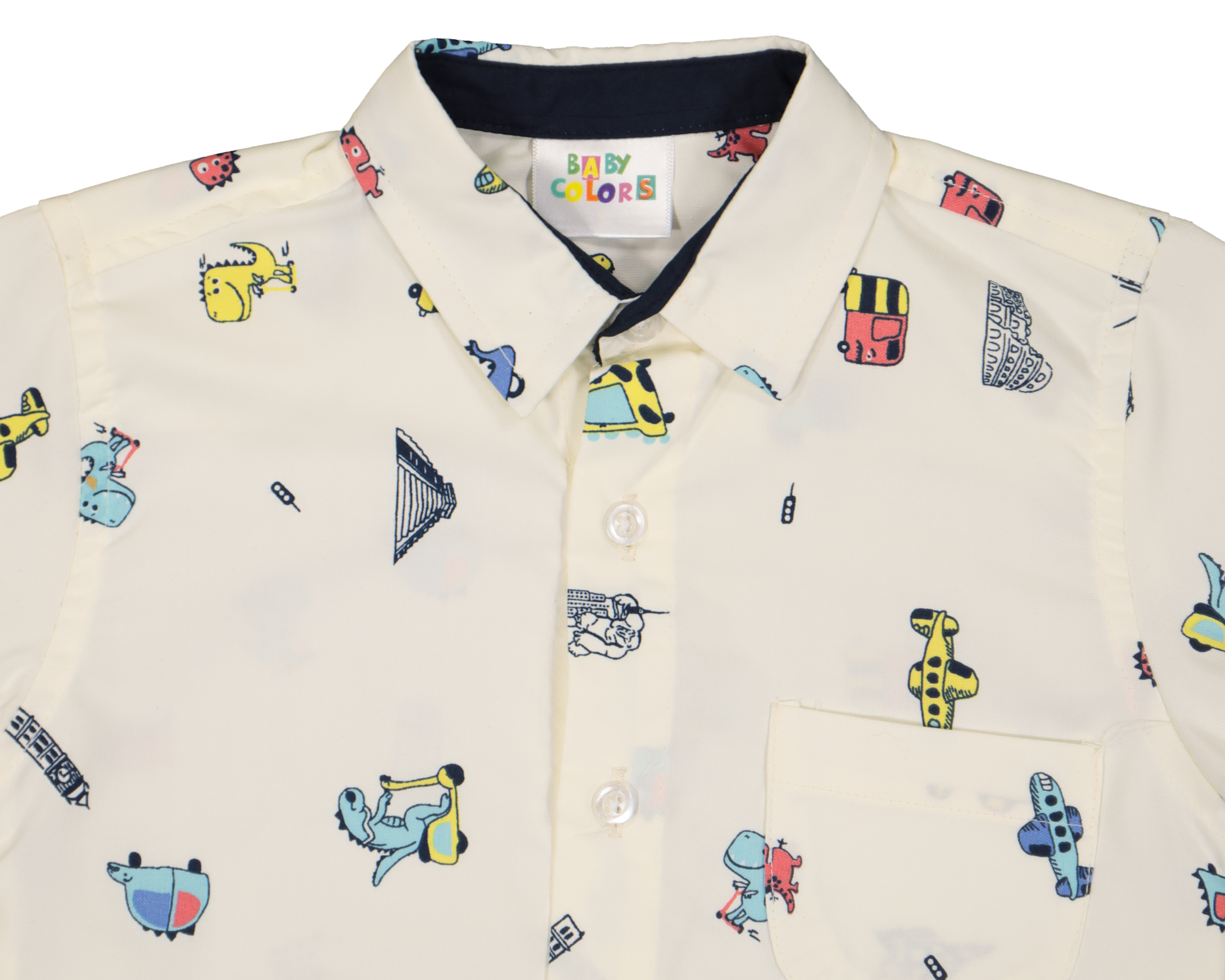 Foto 3 | Foto 3 | Camisa para Bebé Baby Colors Manga Corta