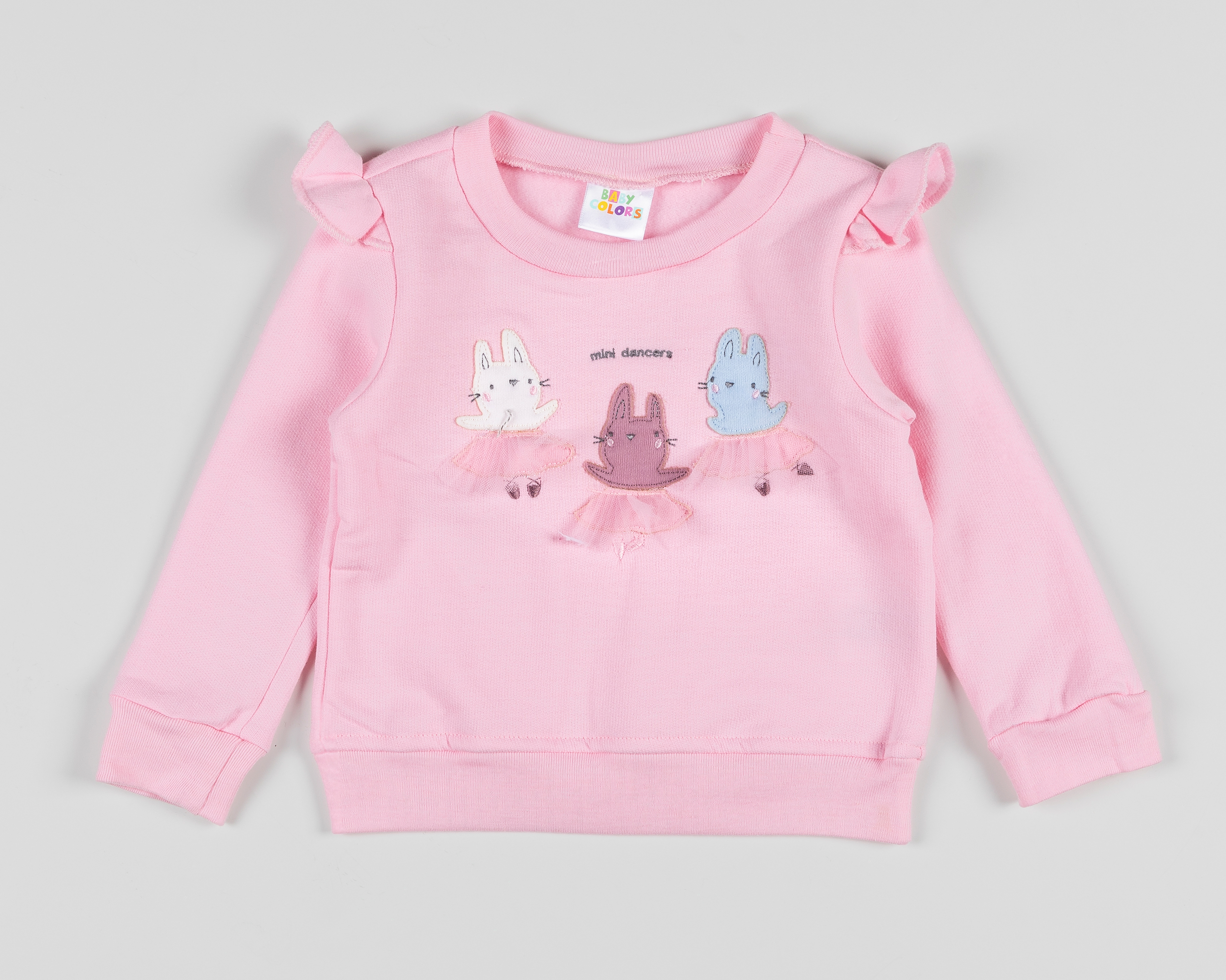 Foto 4 pulgar | Foto 3 | Conjunto de Pants y Sudadera Baby Colors para Bebé Niña