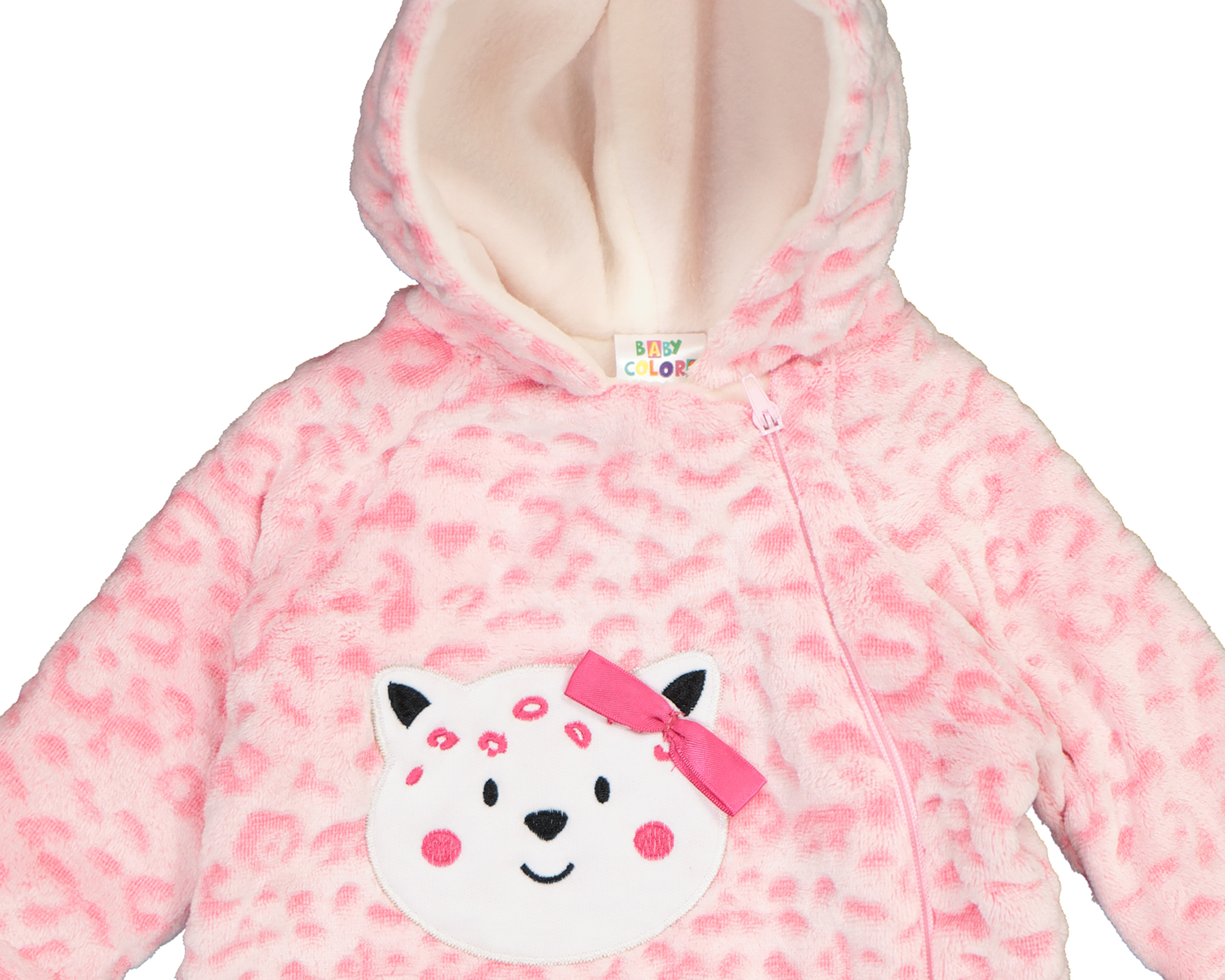 Foto 4 pulgar | Foto 3 | Mameluco para Bebé Niña Baby Colors Rosa