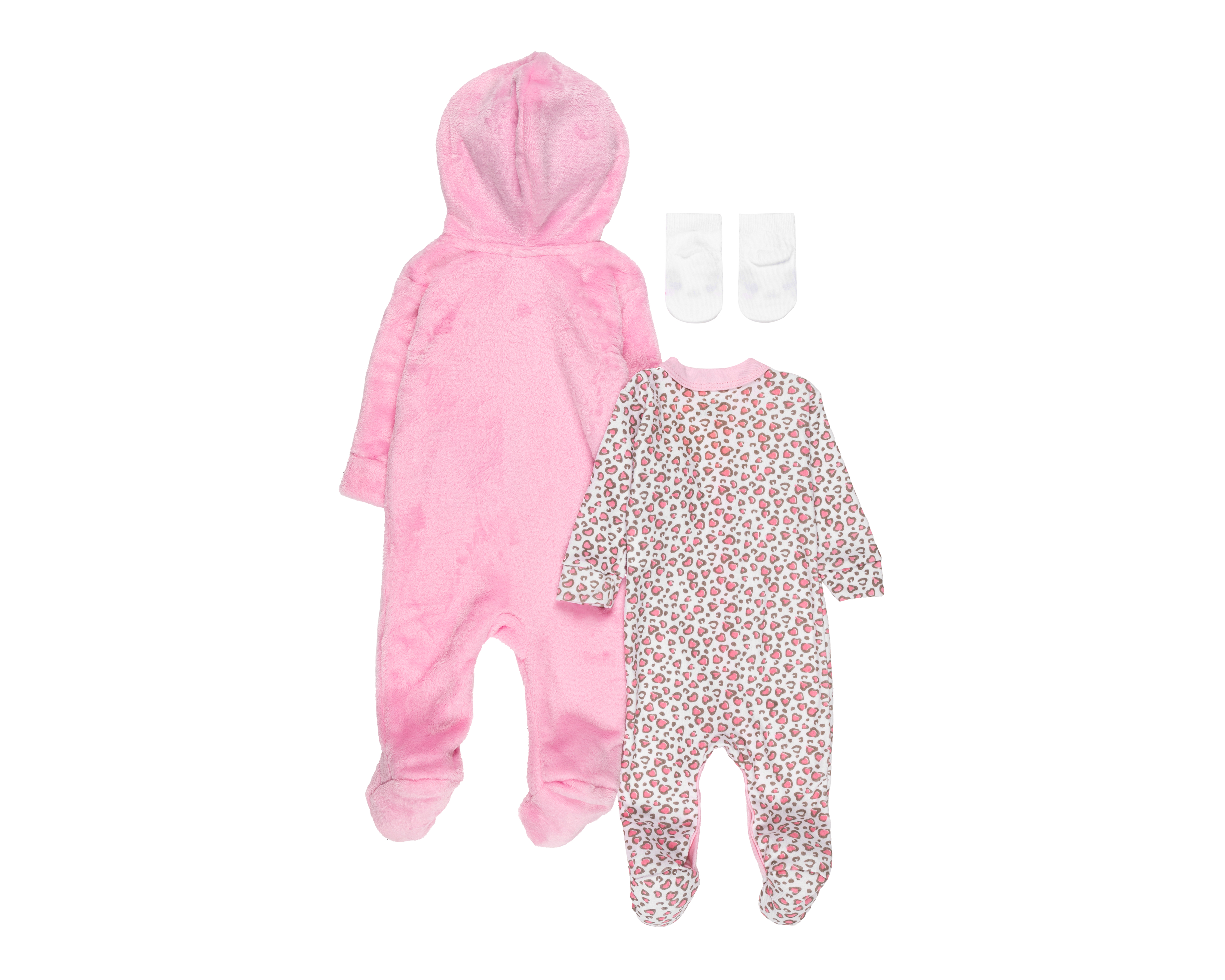 Foto 2 | Foto 2 | Mameluco para Bebé Niña Baby Colors de Jaguar 2 Piezas