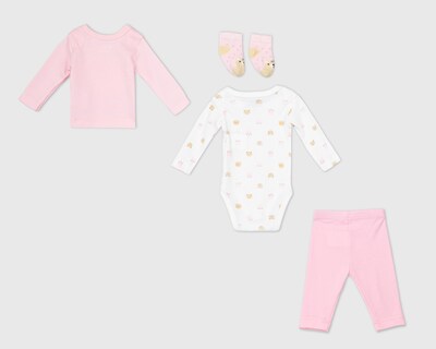 Foto 2 | Foto 2 | Conjunto para Bebé Niña Baby Colors 4 Piezas