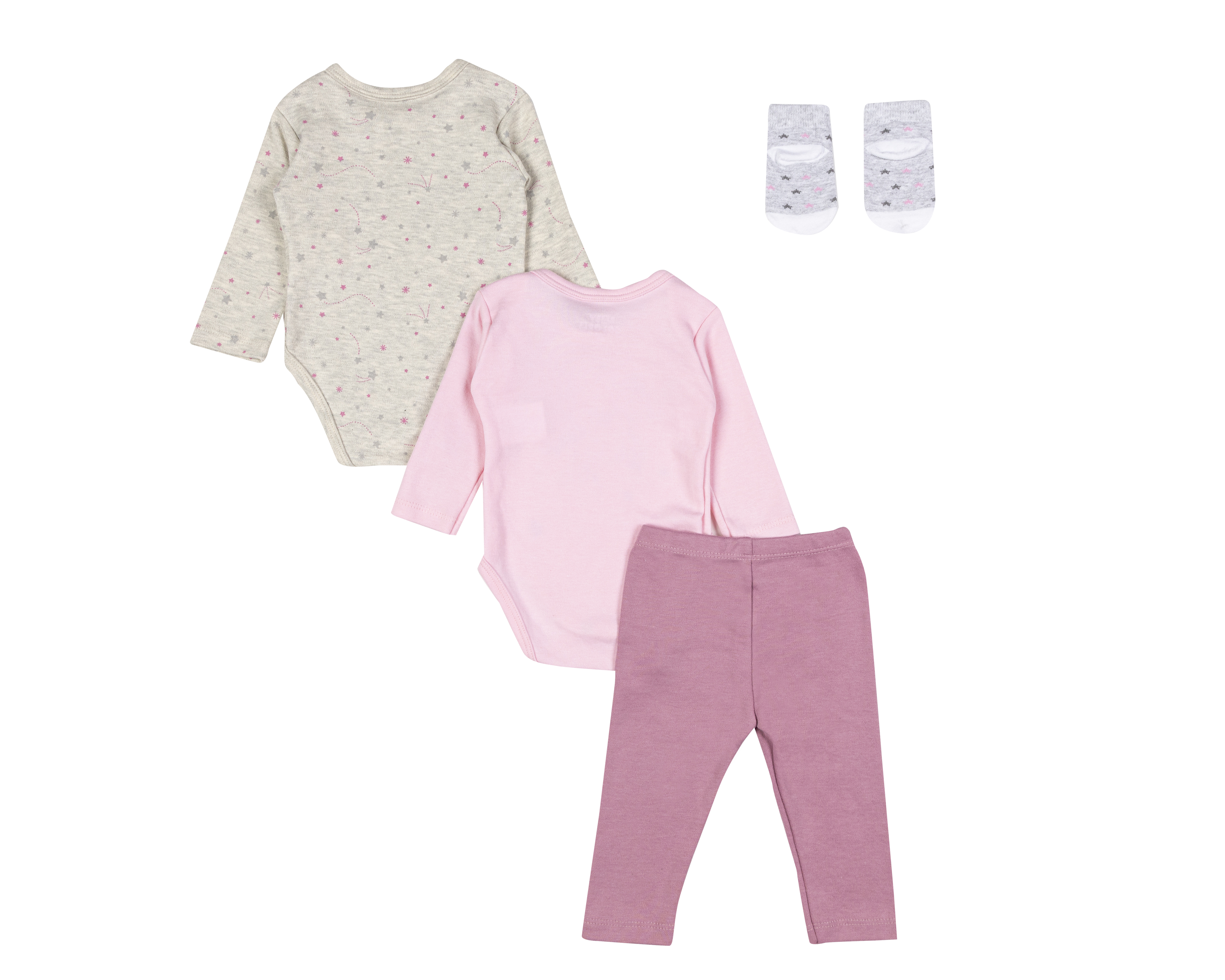 Foto 3 | Foto 2 | Conjunto para Bebé Niña Baby Colors con Calcetas