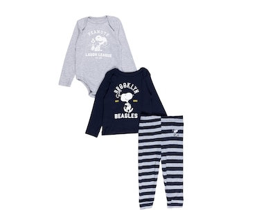Foto 1 | Foto 1 | Conjunto para Bebé Niño Peanuts 3 Piezas