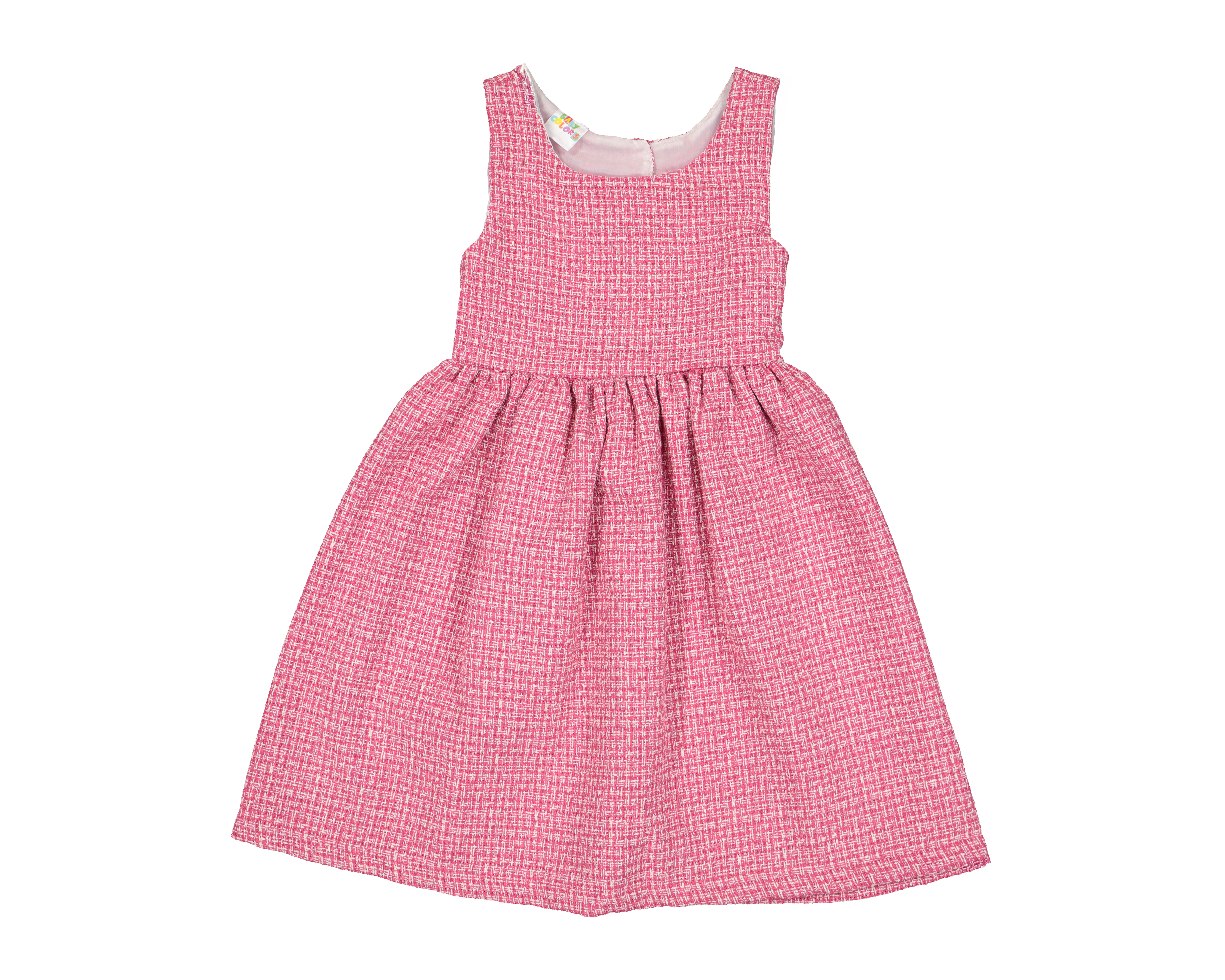 Foto 4 pulgar | Foto 3 | Vestido para Bebé Baby Colors a Cuadros 3 Piezas