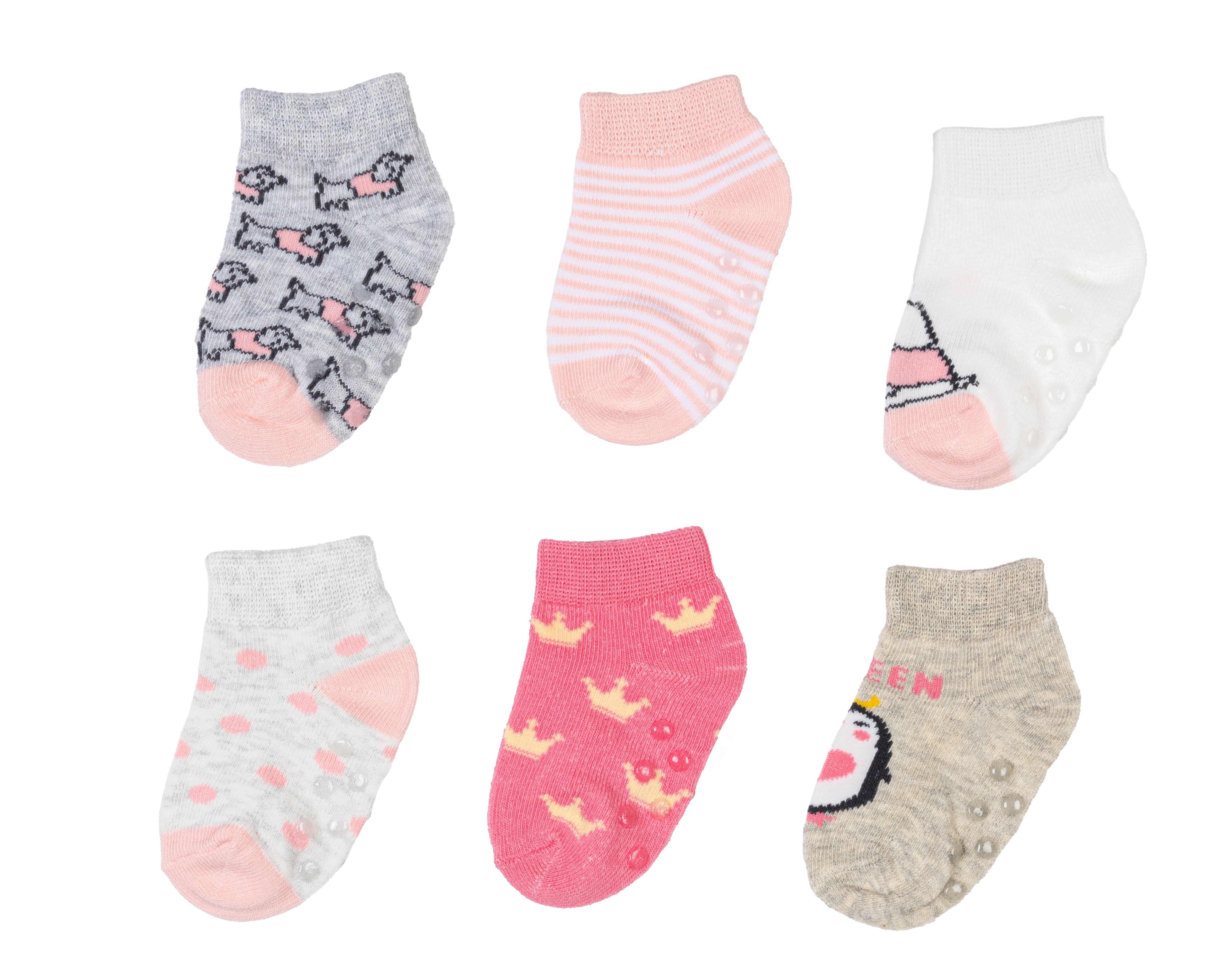 Foto 2 pulgar | Foto 1 | Calcetas para Bebé Baby Colors 6 Pares