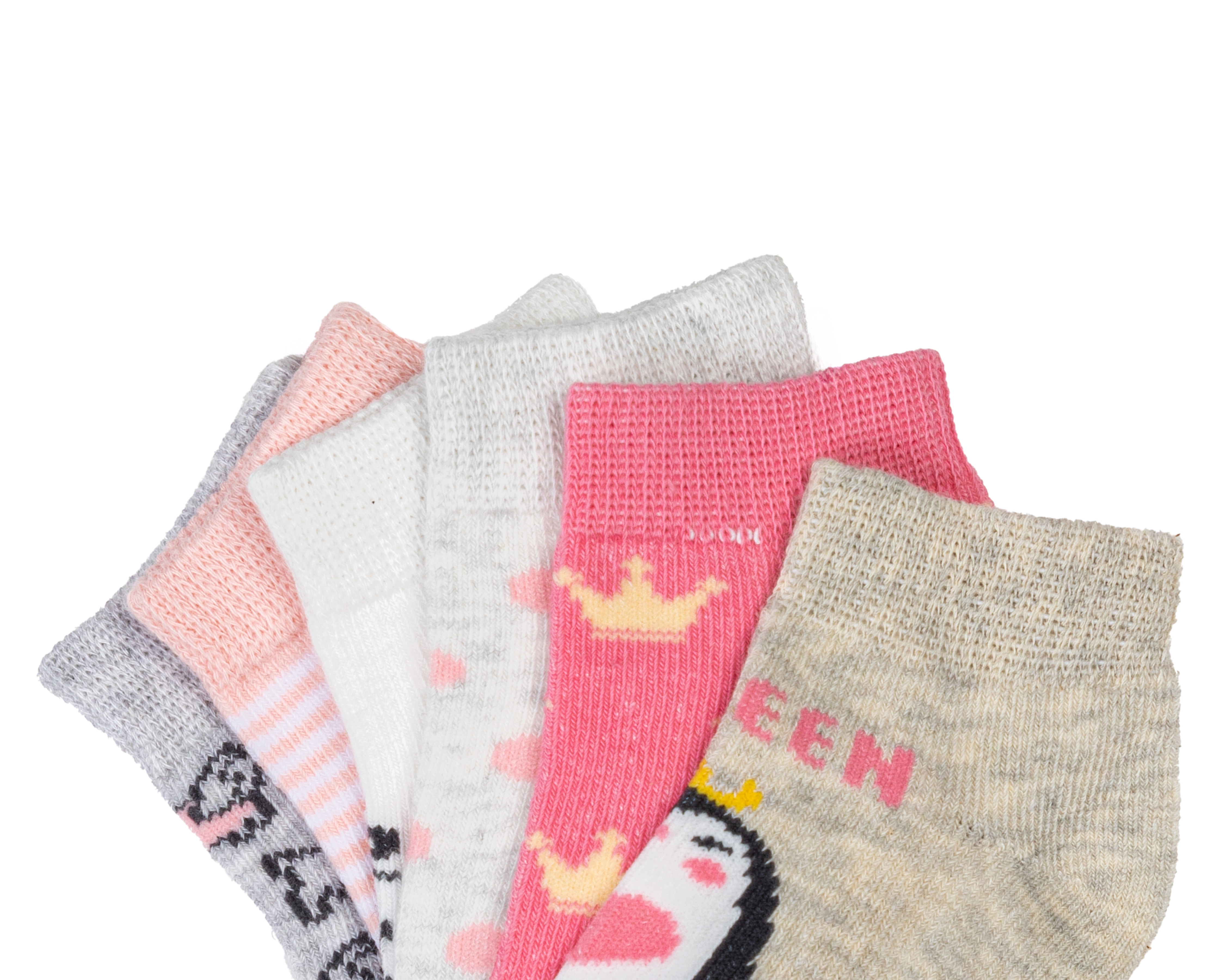 Foto 4 pulgar | Foto 2 | Calcetas para Bebé Baby Colors 6 Pares