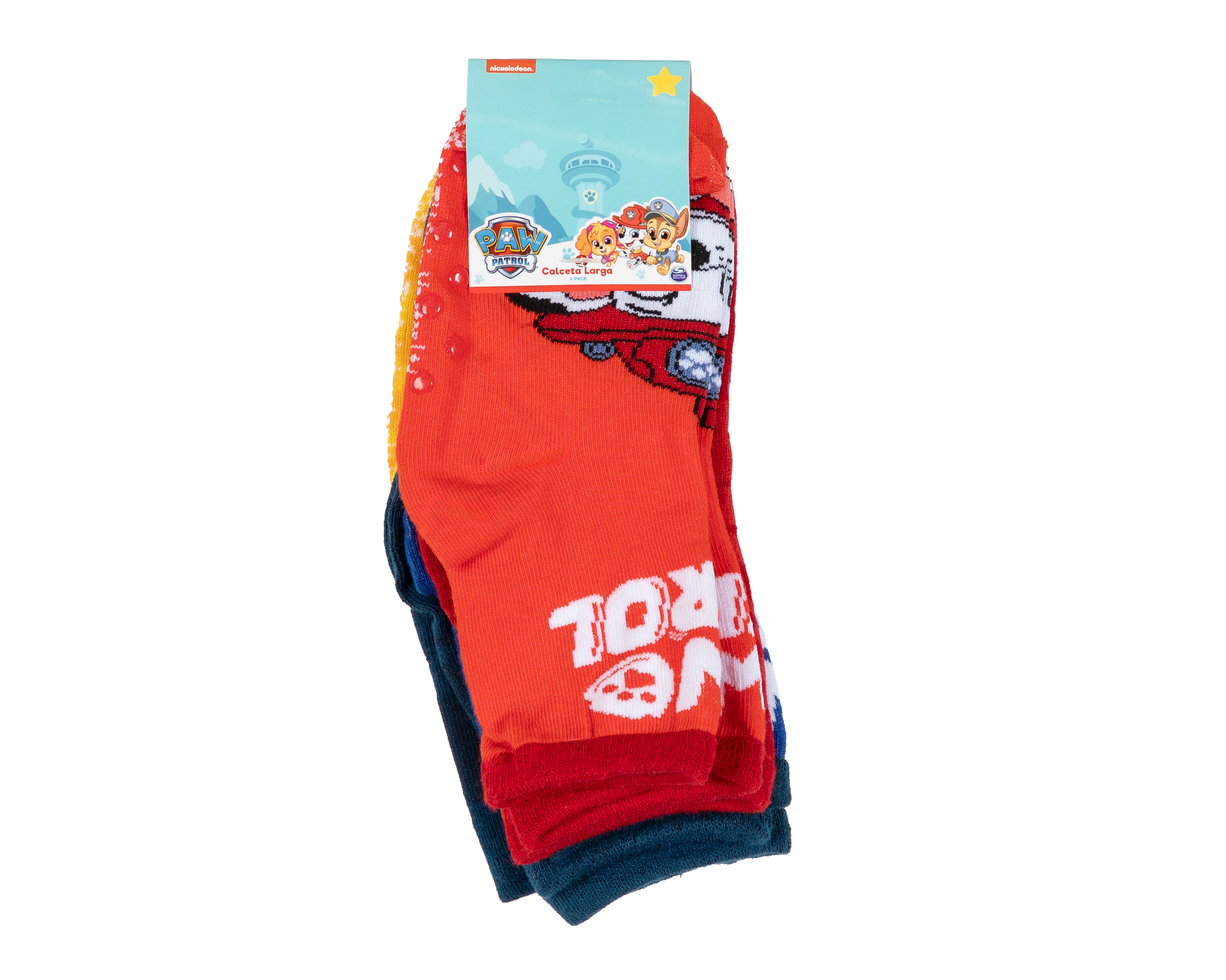 Foto 4 pulgar | Foto 3 | Calcetas Paw Patrol para Niño 6 Pares