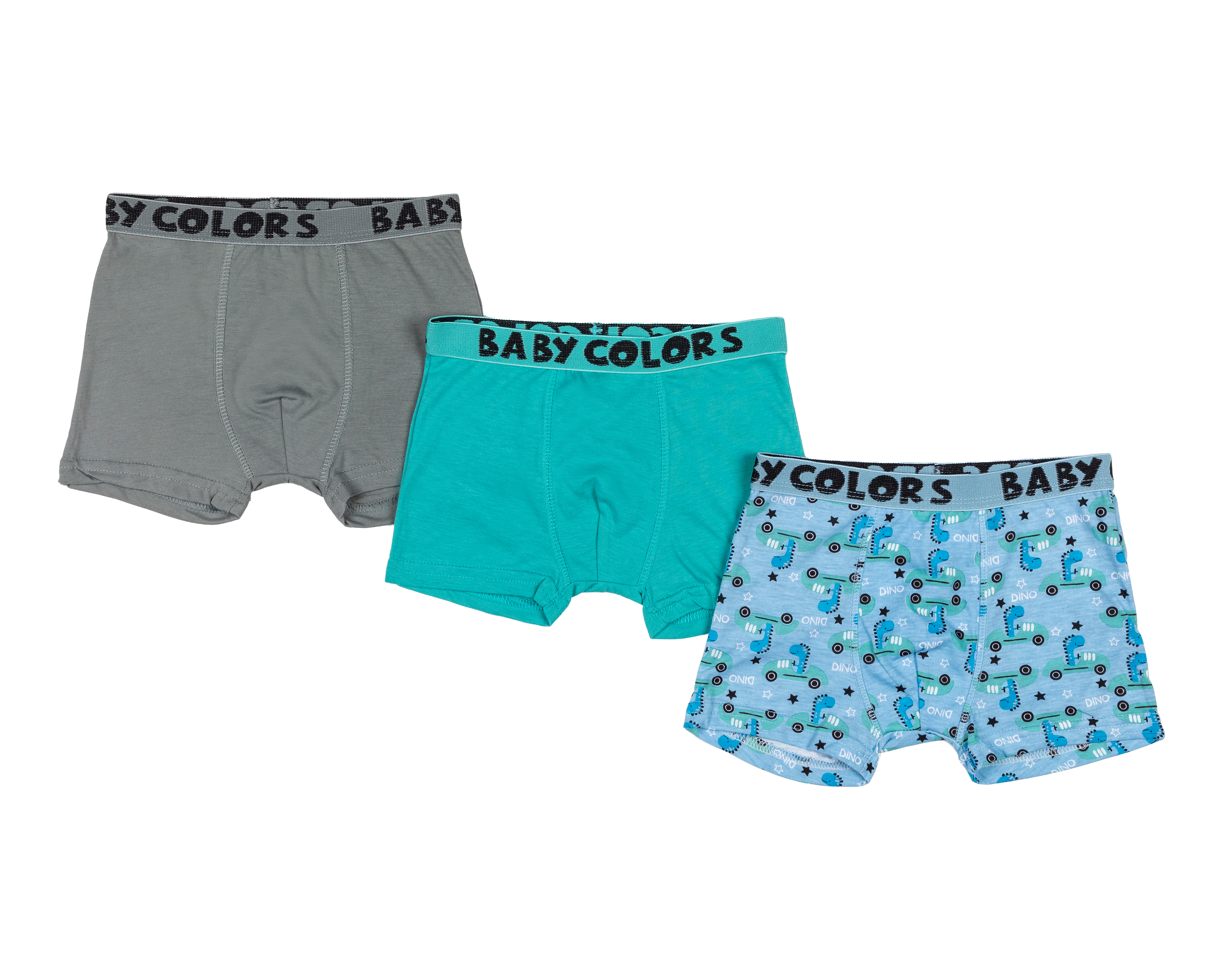 Foto 2 pulgar | Foto 1 | Bóxer Baby Colors para Bebé Niño 3 Piezas
