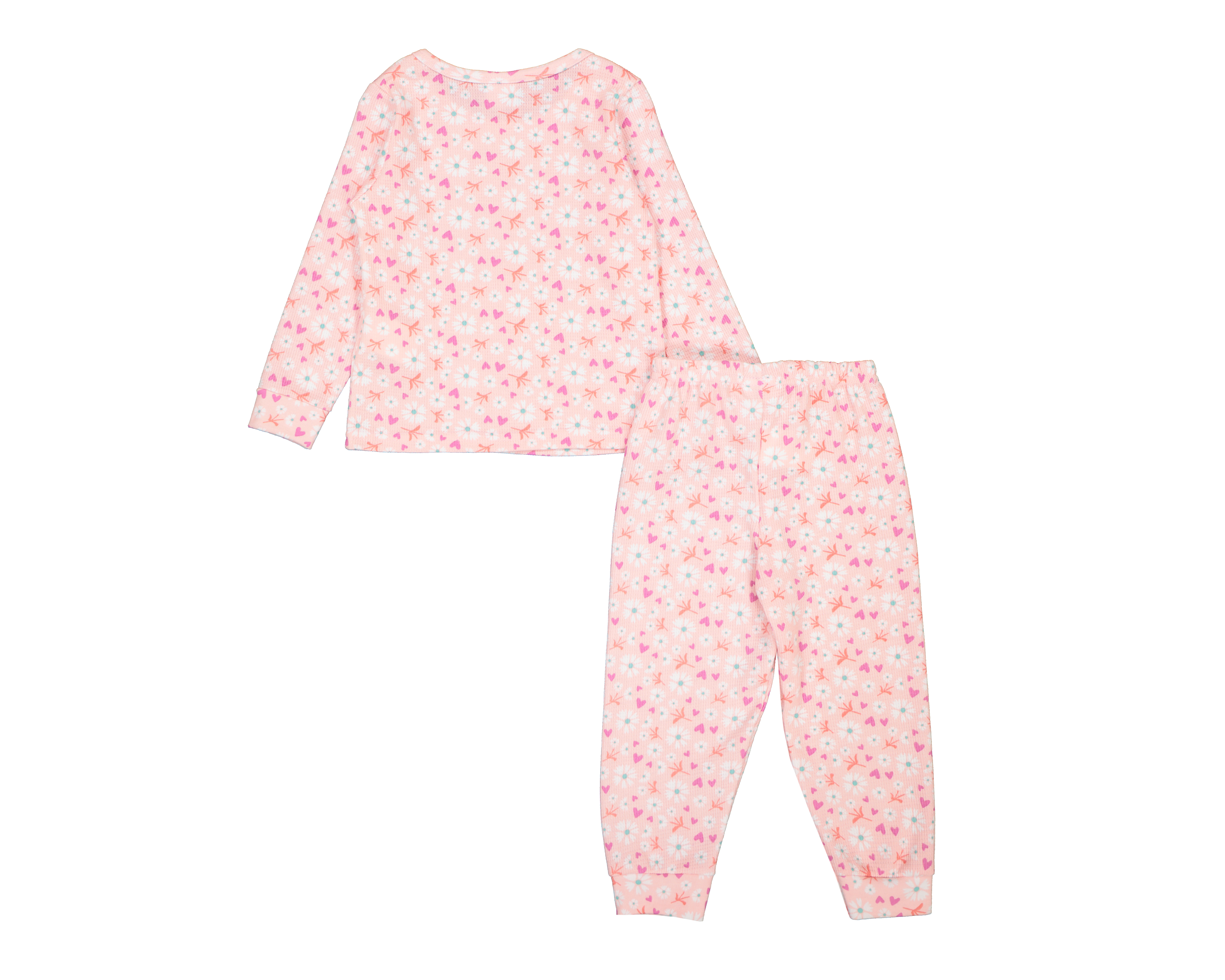 Foto 3 pulgar | Foto 2 | Pijama Térmica Baby Colors Floreada para Bebé Niña