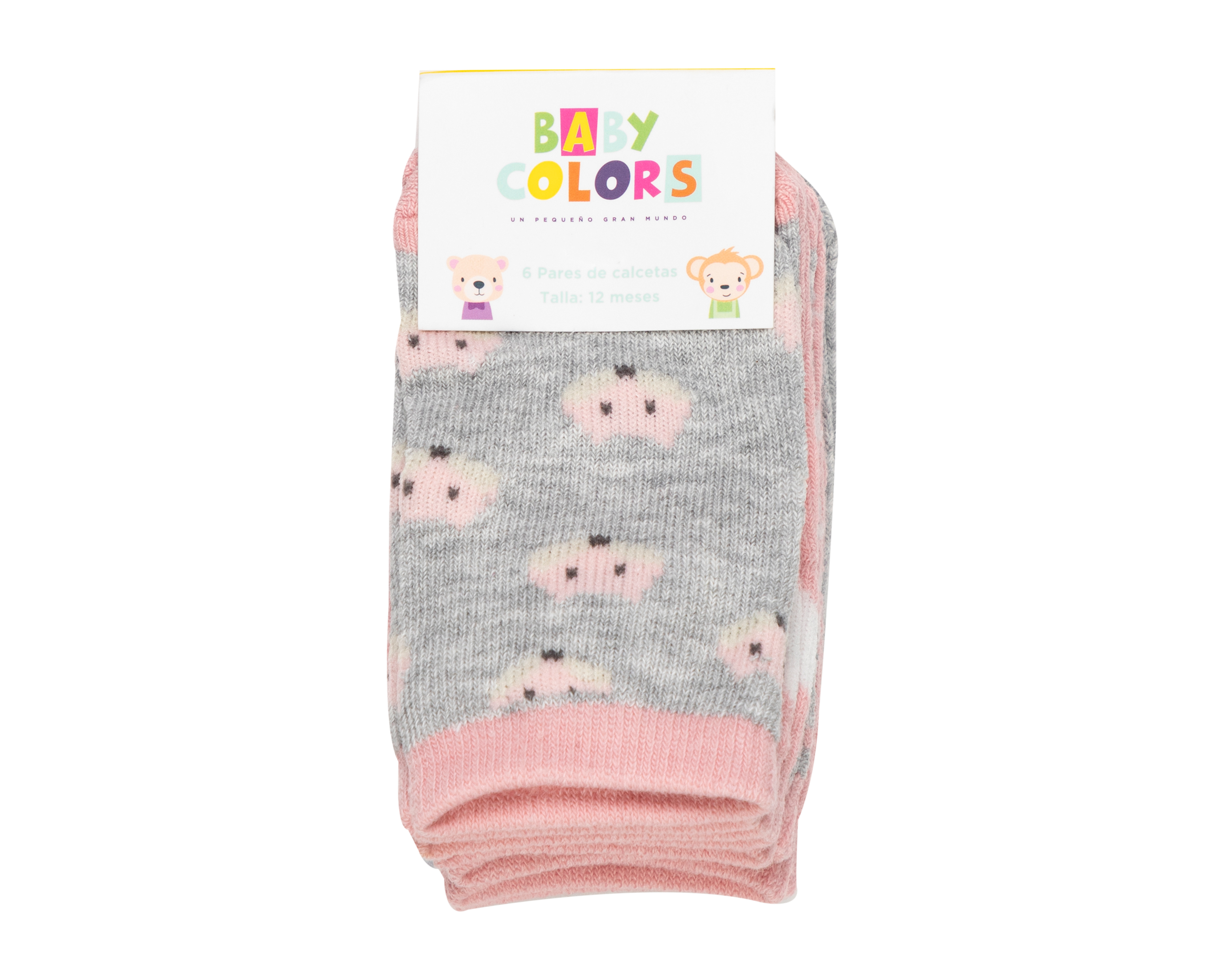 Foto 3 | Foto 3 | Calcetas para Bebé Baby Colors 6 Pares