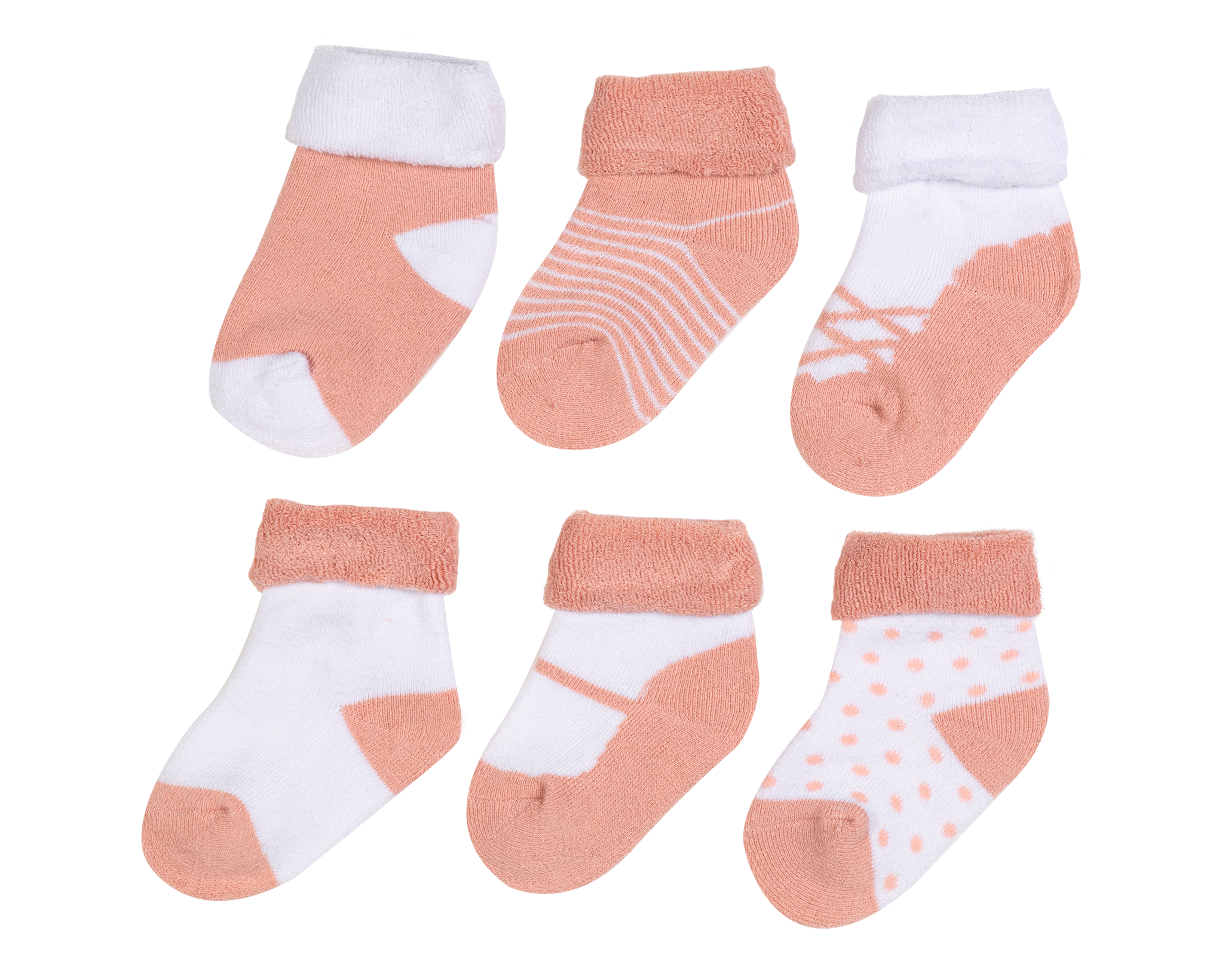 Foto 2 pulgar | Foto 1 | Calcetines para Bebé Baby Colors 6 Pares