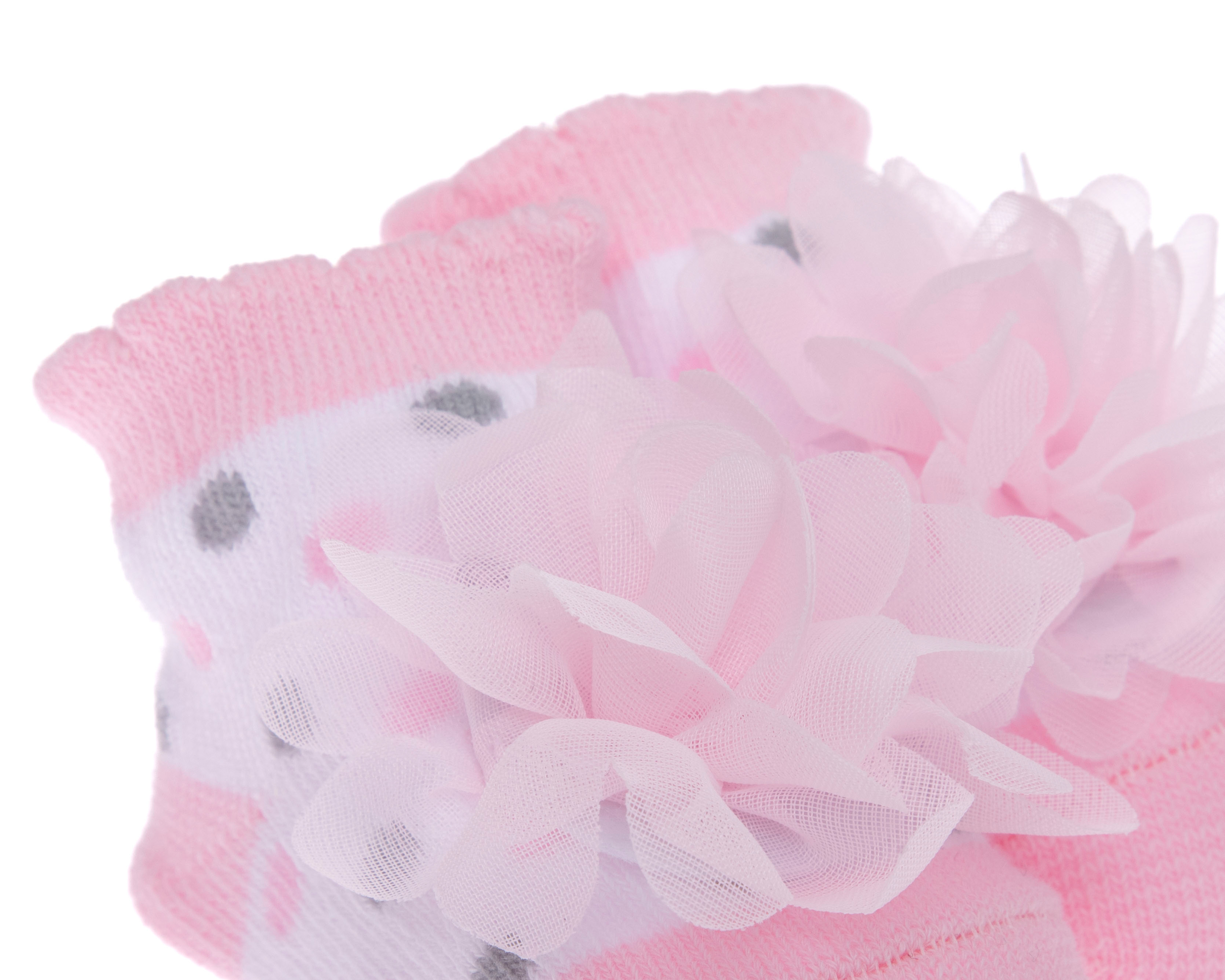 Foto 4 pulgar | Foto 3 | Calcetas Baby Colors para Bebé Niña 4 Pares