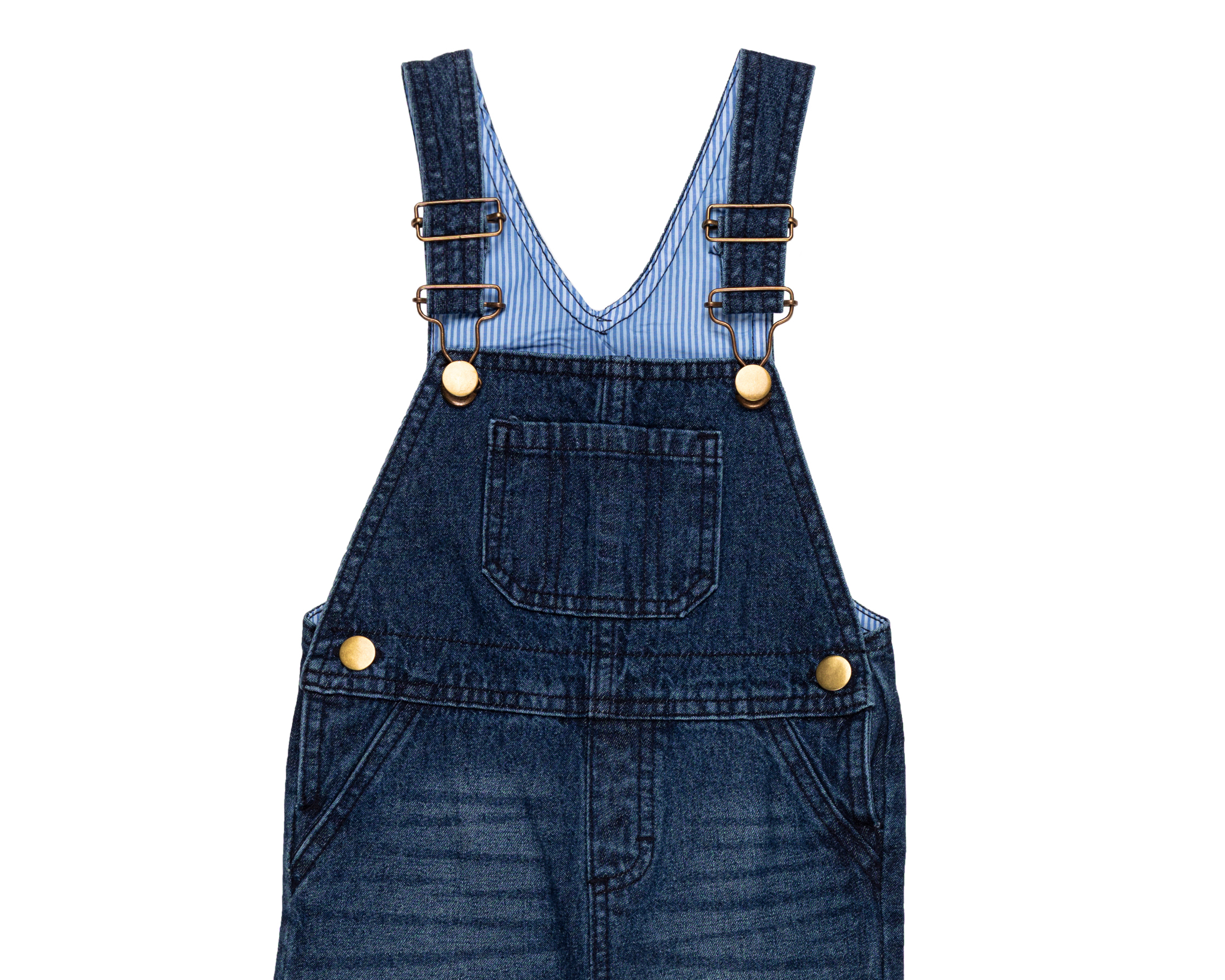 Foto 4 pulgar | Foto 3 | Overol para Bebé Niño Baby Colors de Algodón Azul