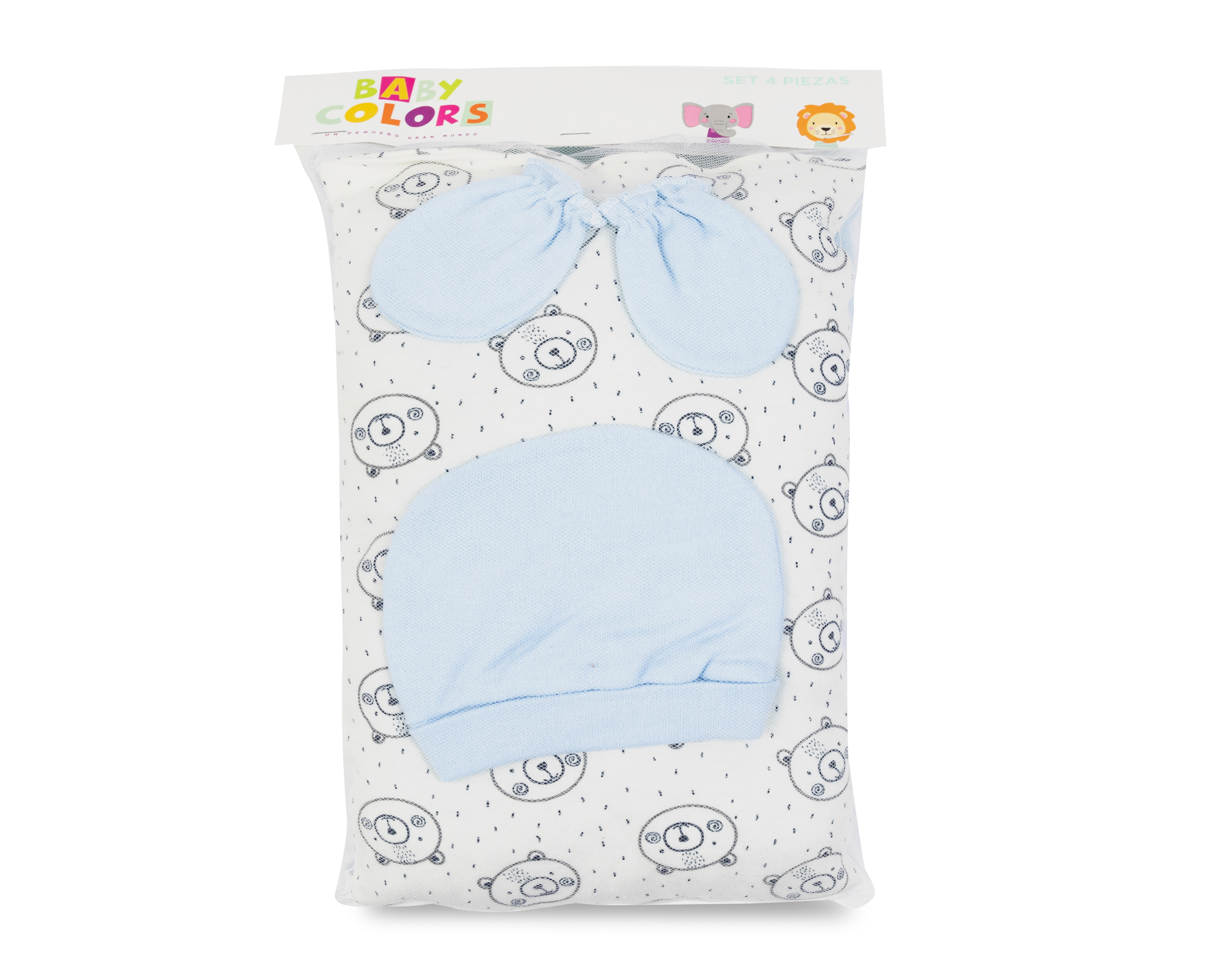 Foto 8 pulgar | Foto 7 | Almohada para Bebé Baby Colors Suave con Gorro y Guantes