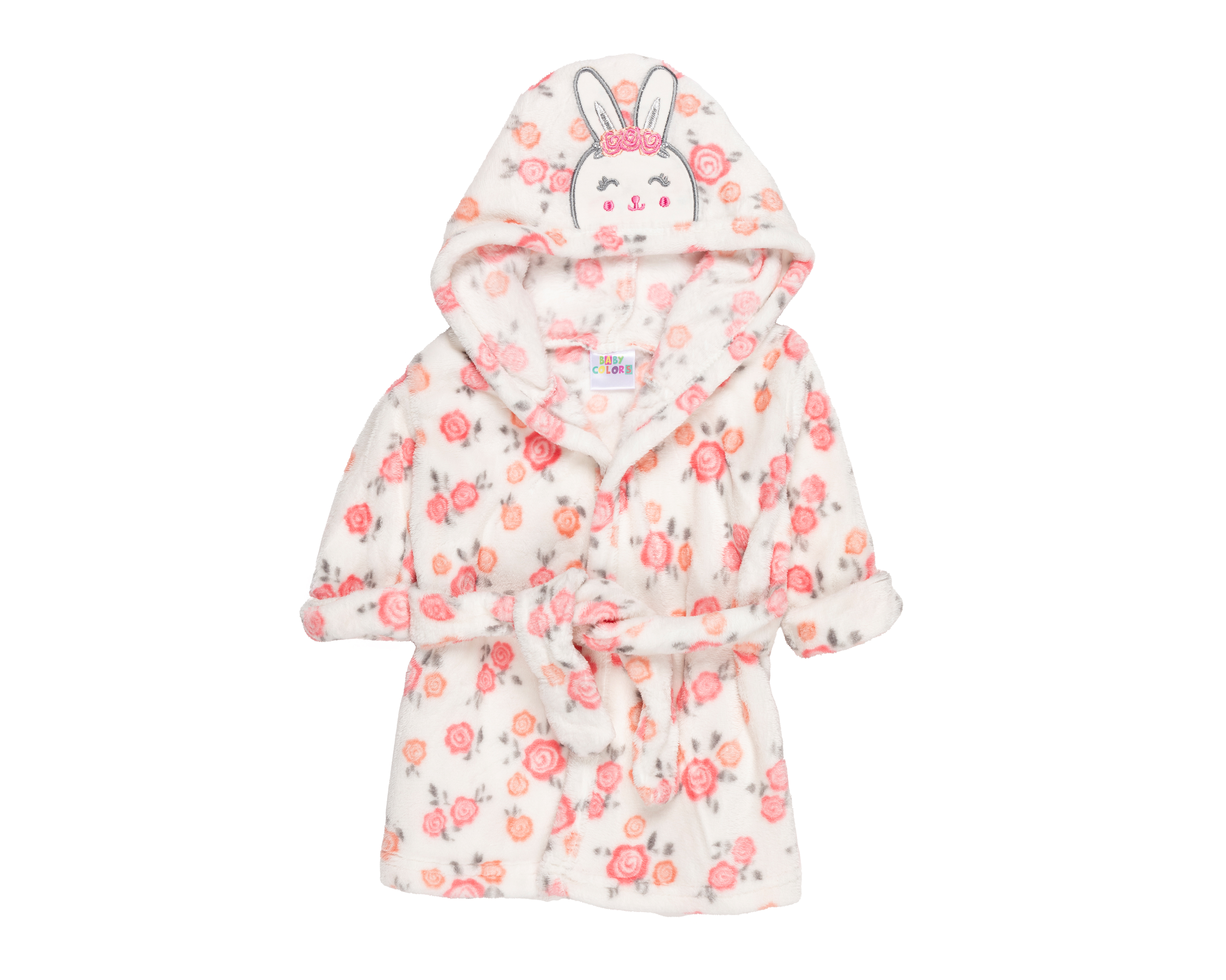 Foto 2 pulgar | Foto 1 | Bata de Baño para Bebé Baby Colors con Gorro