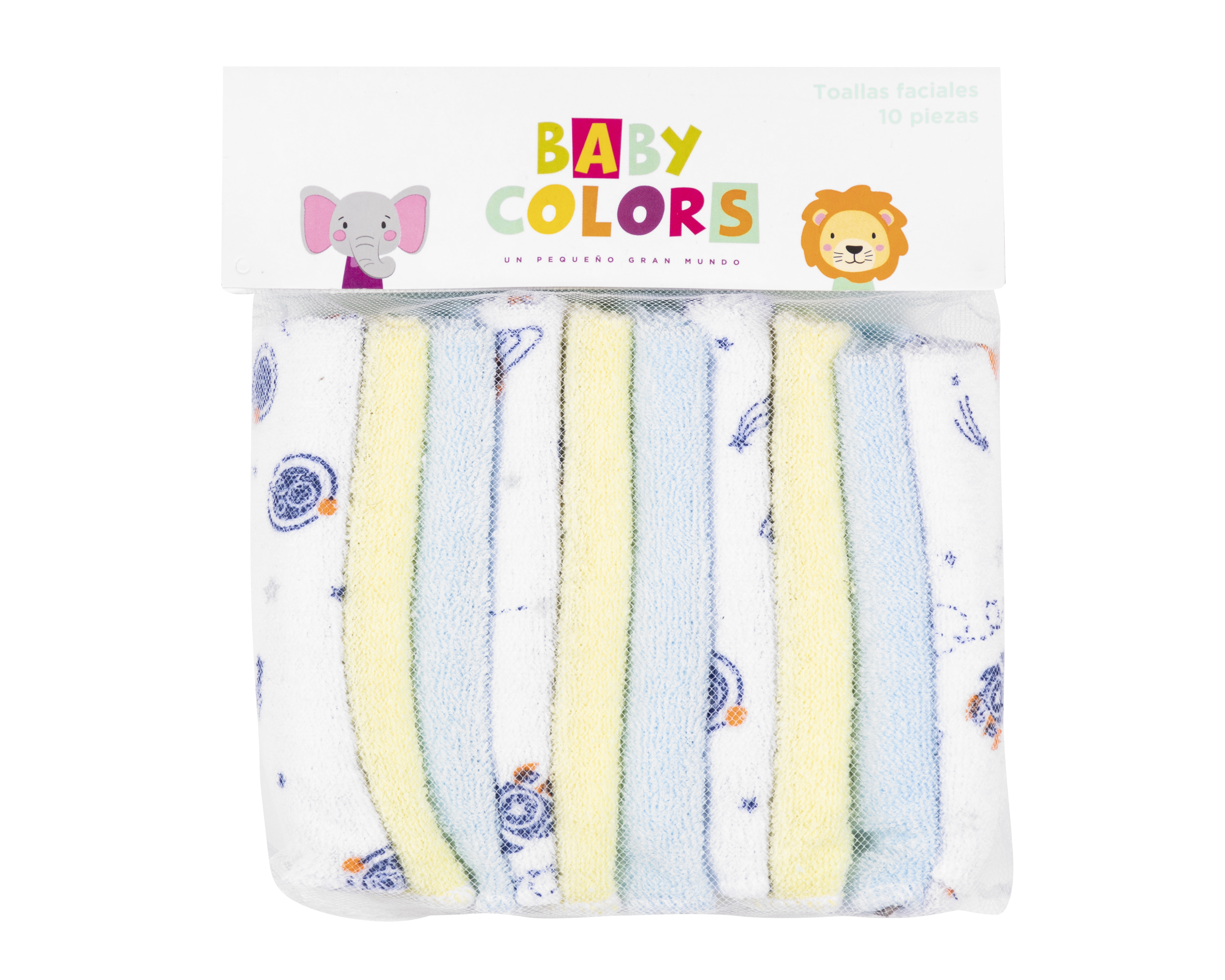 Foto 7 pulgar | Foto 6 | Toalla Facial Baby Colors 10 Piezas
