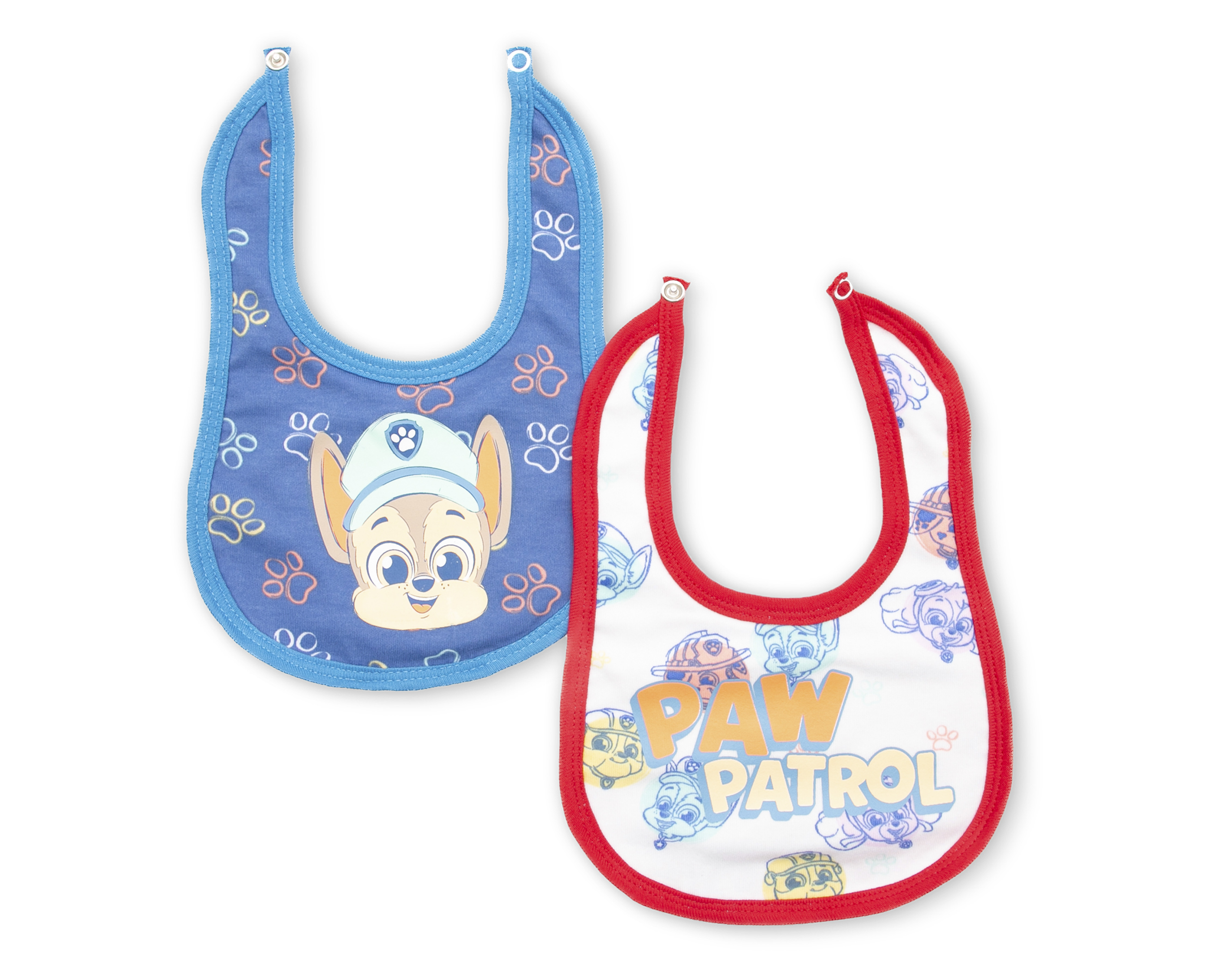 Foto 2 pulgar | Foto 1 | Babero para Bebé Paw Patrol 2 Piezas