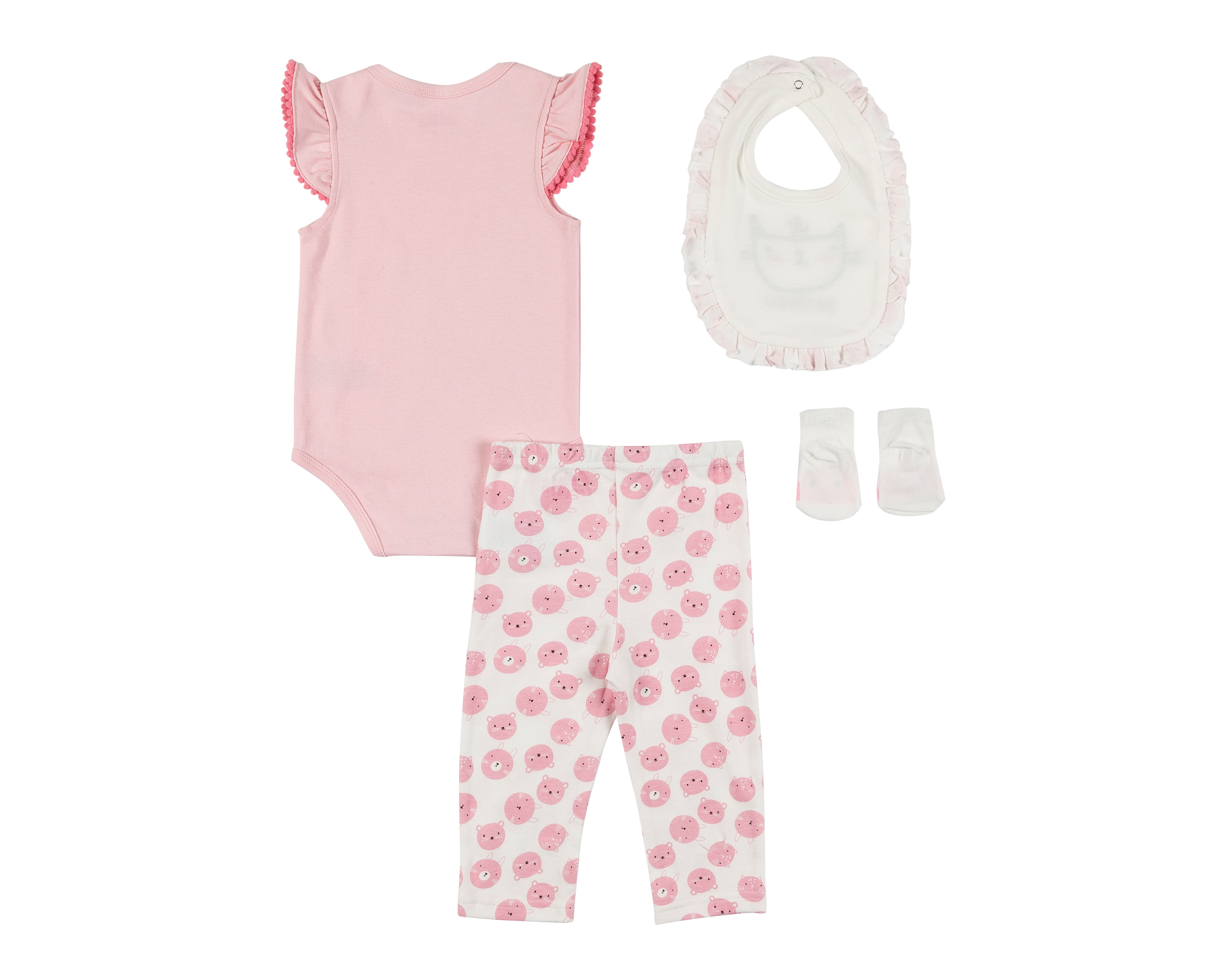 Foto 3 pulgar | Foto 2 | Conjunto para Bebé Niña Baby Colors 4 Piezas