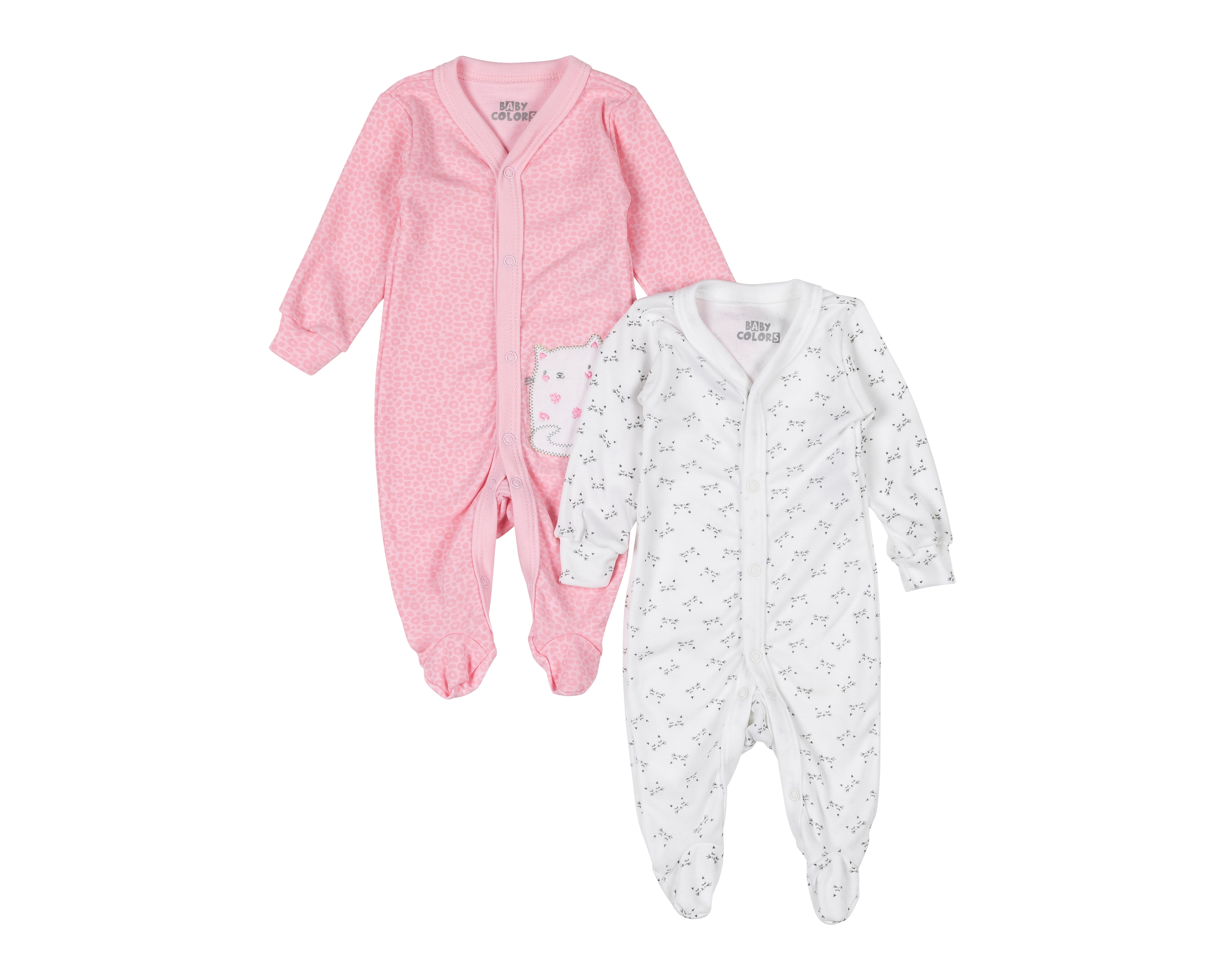 Foto 1 | Foto 1 | Mameluco para Bebé Niña Baby Colors 2 Piezas