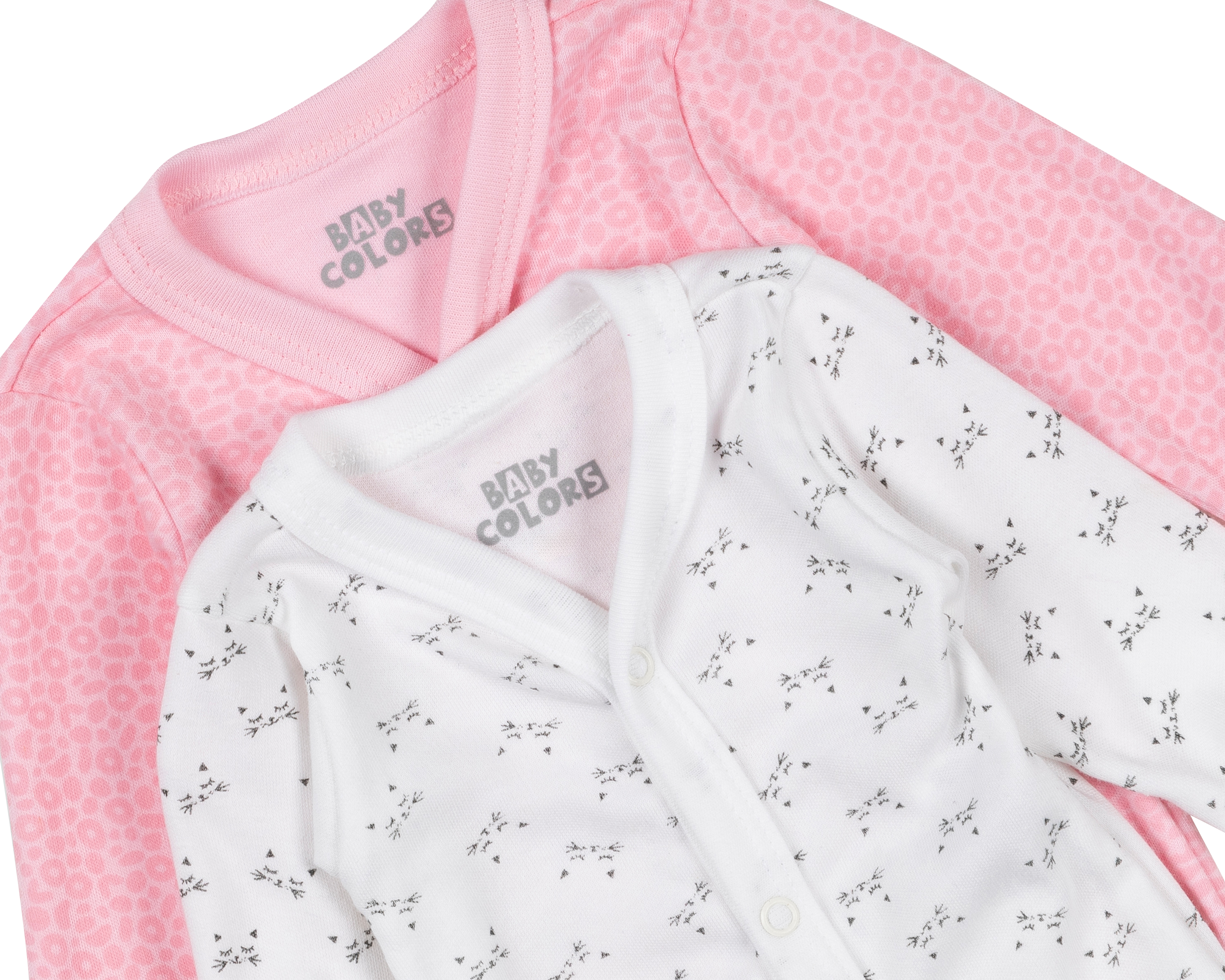 Foto 6 pulgar | Foto 5 | Mameluco para Bebé Niña Baby Colors 2 Piezas