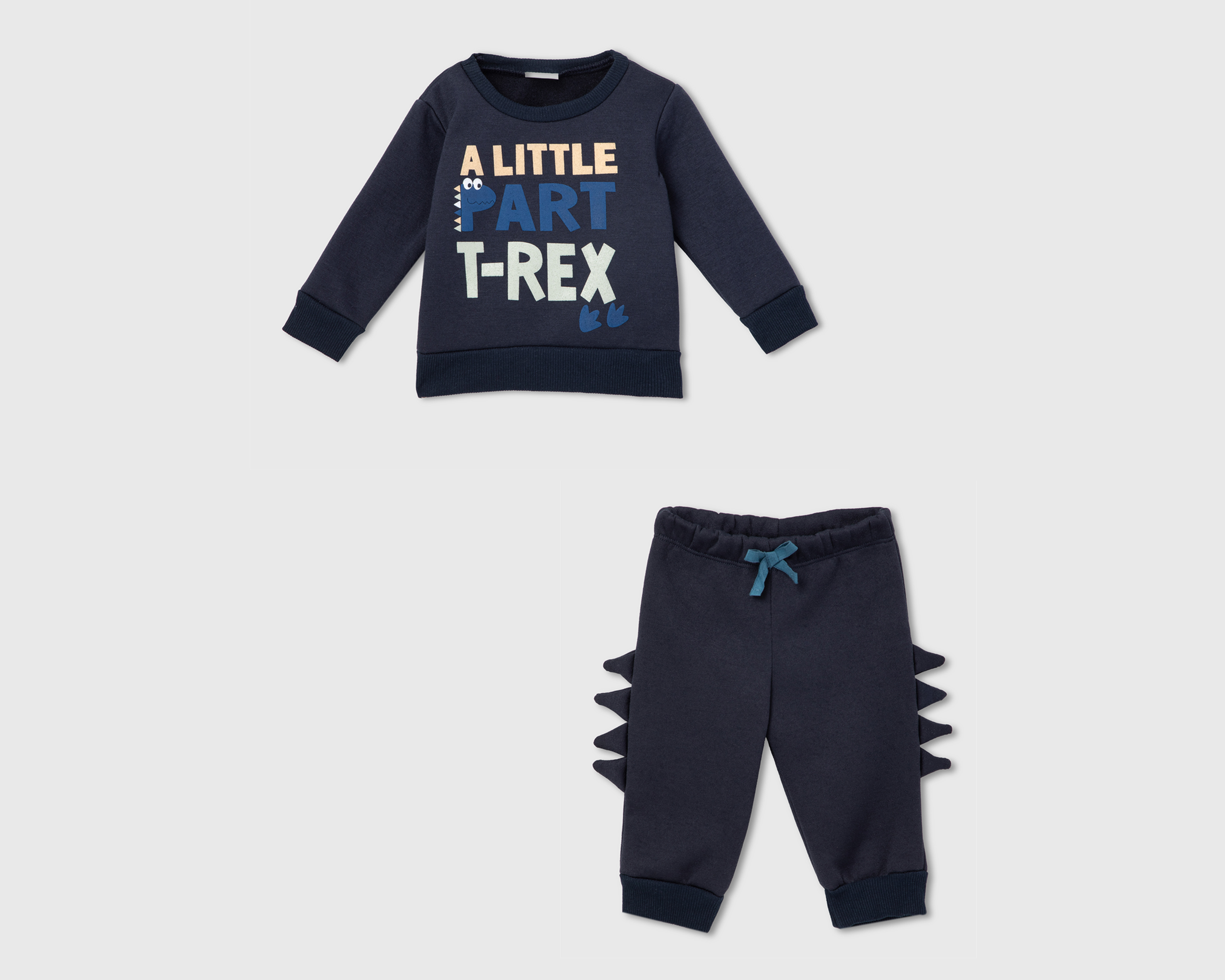 Foto 1 | Foto 1 | Conjunto de Bebé Baby Colors Estampado Dino 2 Piezas