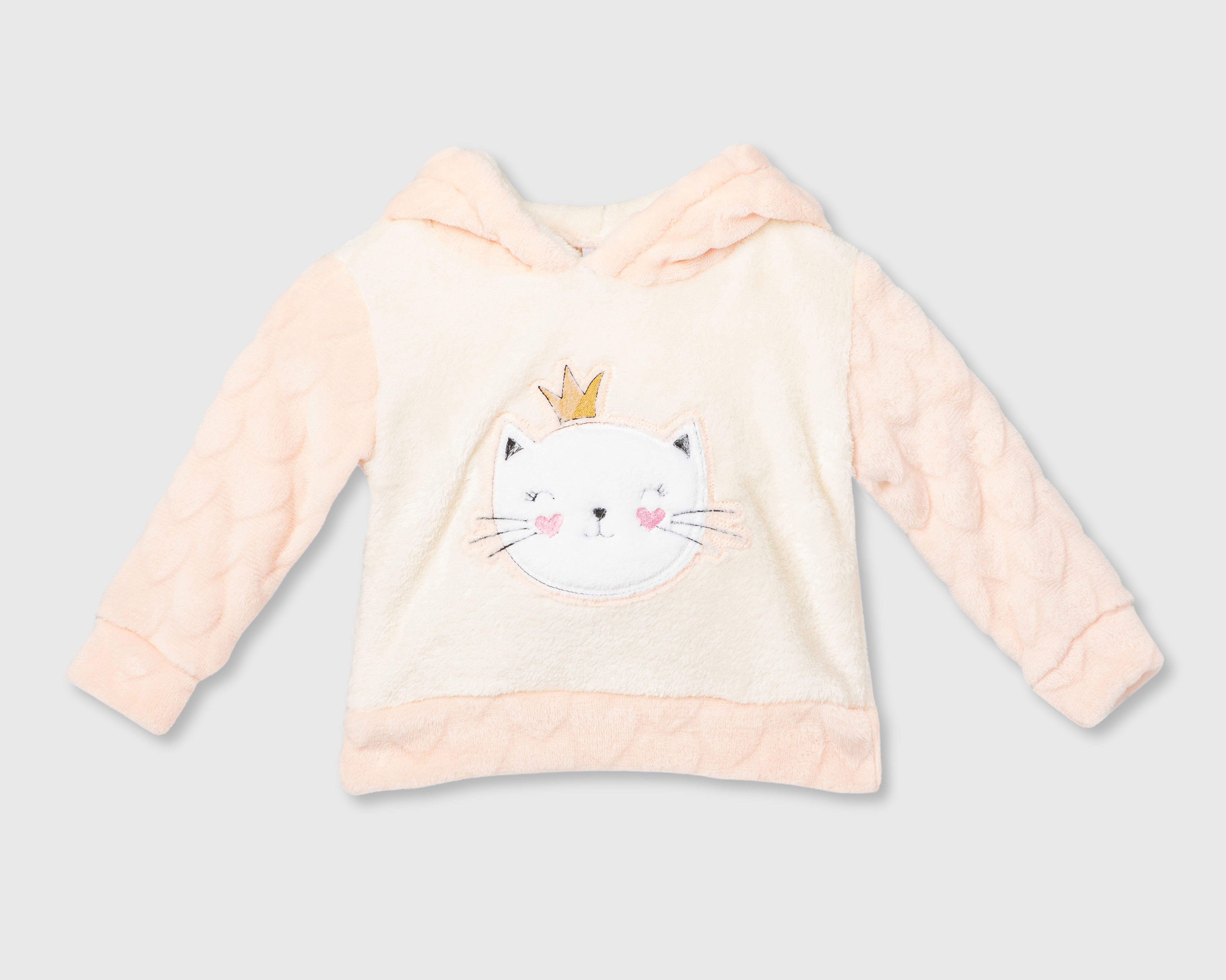 Foto 4 pulgar | Foto 3 | Conjunto de Bebé Baby Colors Bordado de Gatita 2 Piezas