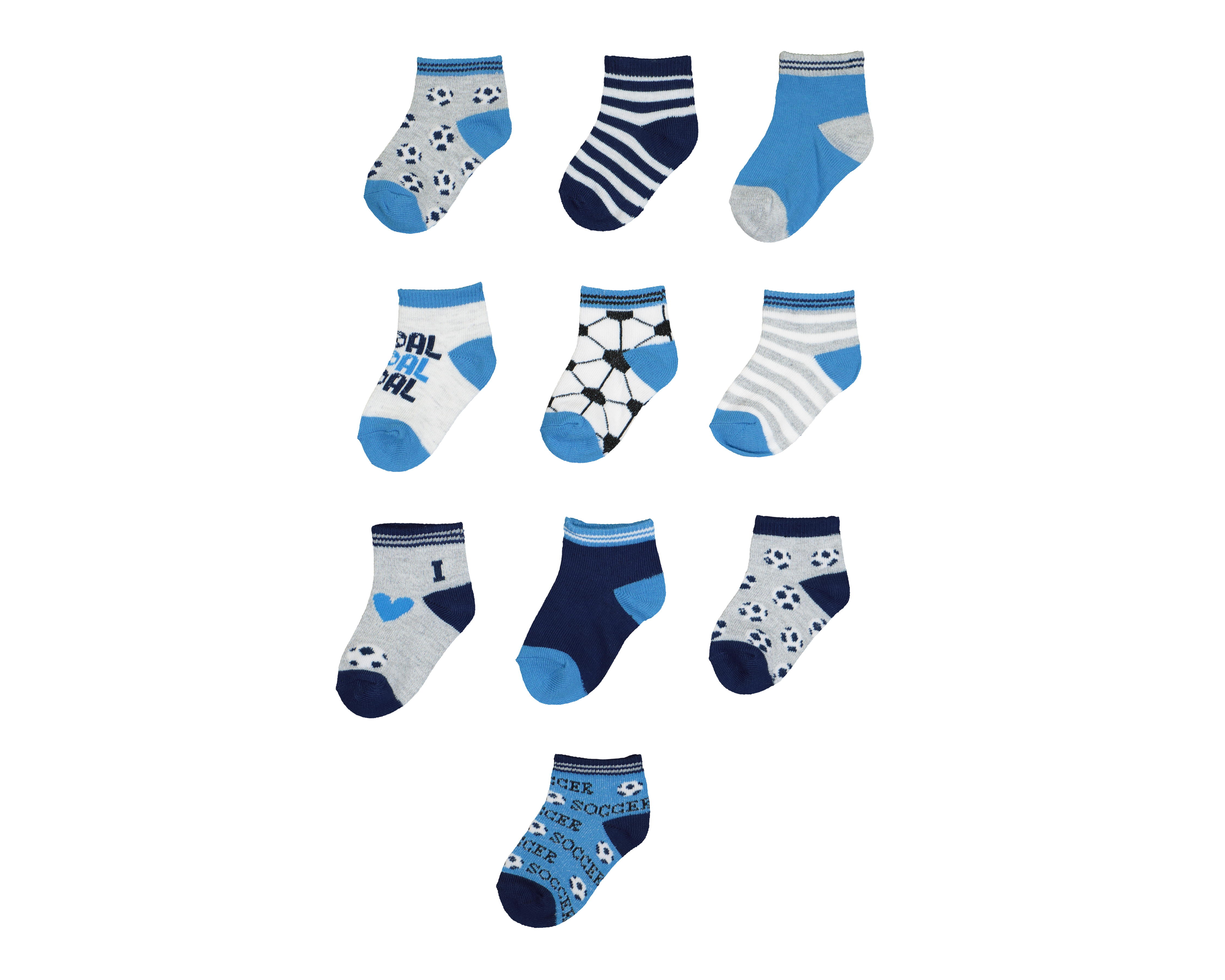 Calcetines para Bebé Niño Número 1 Fan 10 Pares