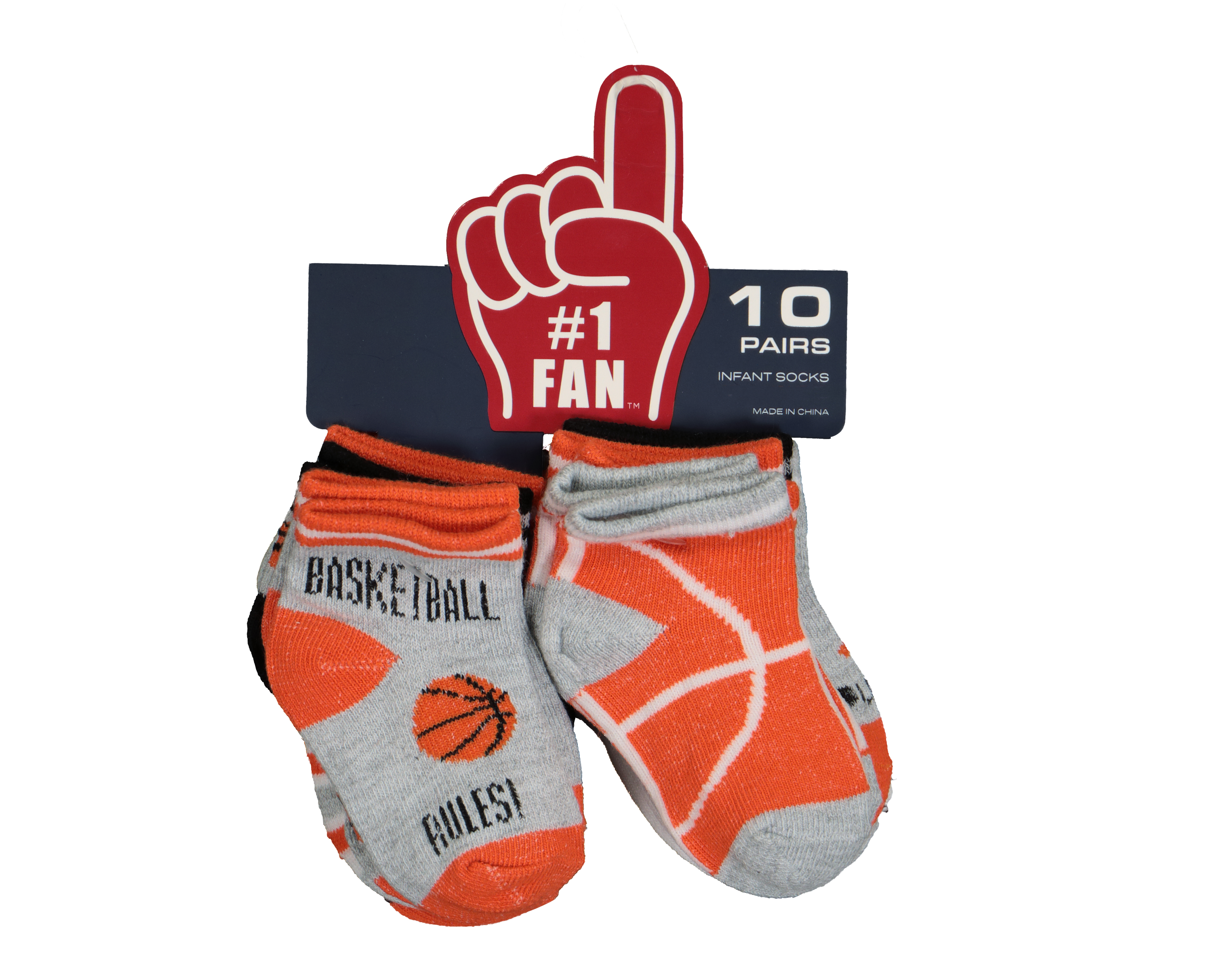 Foto 3 | Foto 3 | Calcetines para Bebé Niño Número 1 Fan 10 Pares