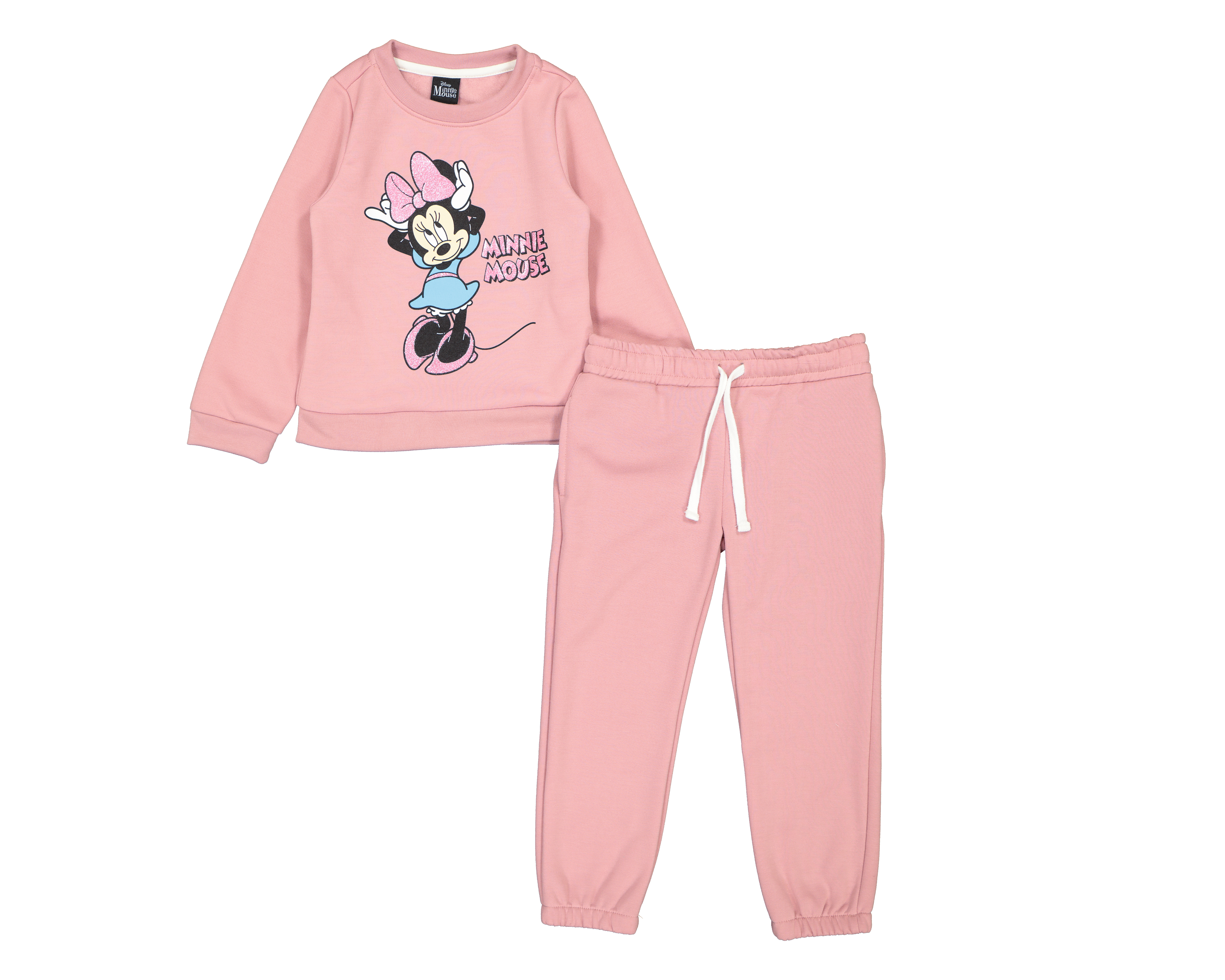 Foto 2 pulgar | Foto 1 | Conjunto para Bebé Niña Disney Minnie Mouse Rosa 2 Piezas