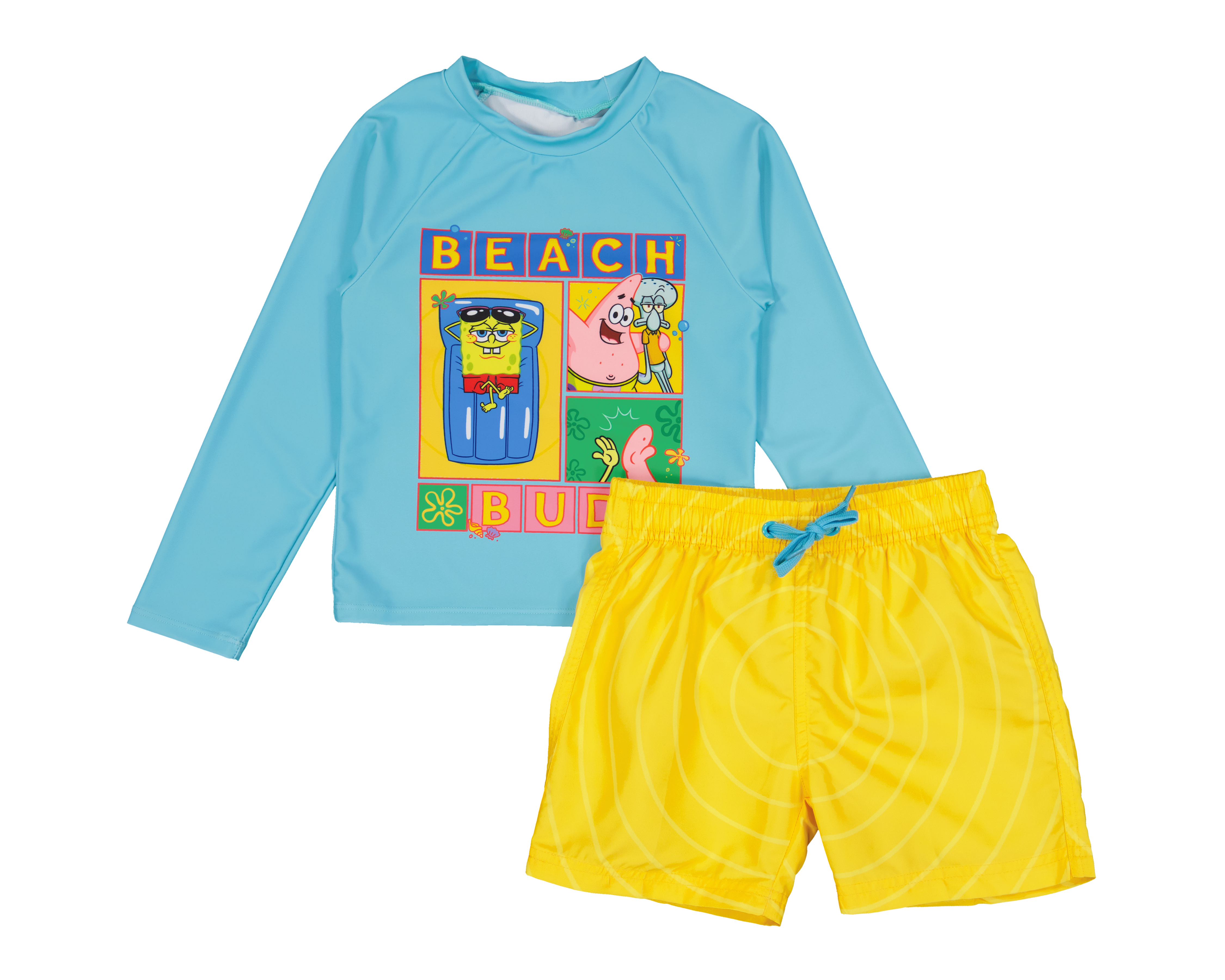 Foto 2 pulgar | Foto 1 | Traje de Baño Bob Esponja Estampado para Niño 2 Piezas