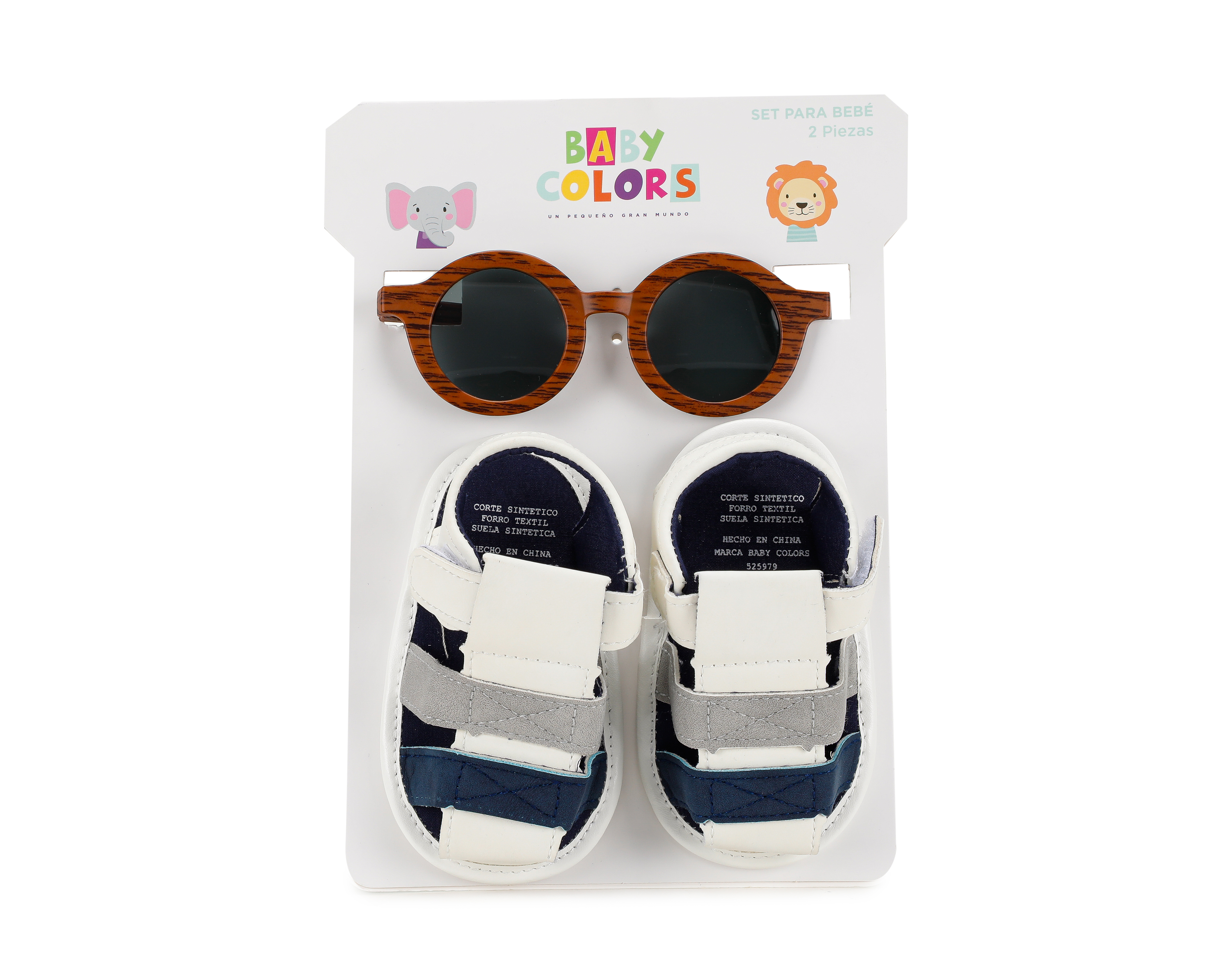 Foto 2 pulgar | Foto 1 | Sandalias y Lentes de Sol Baby Colors para Bebé Niño