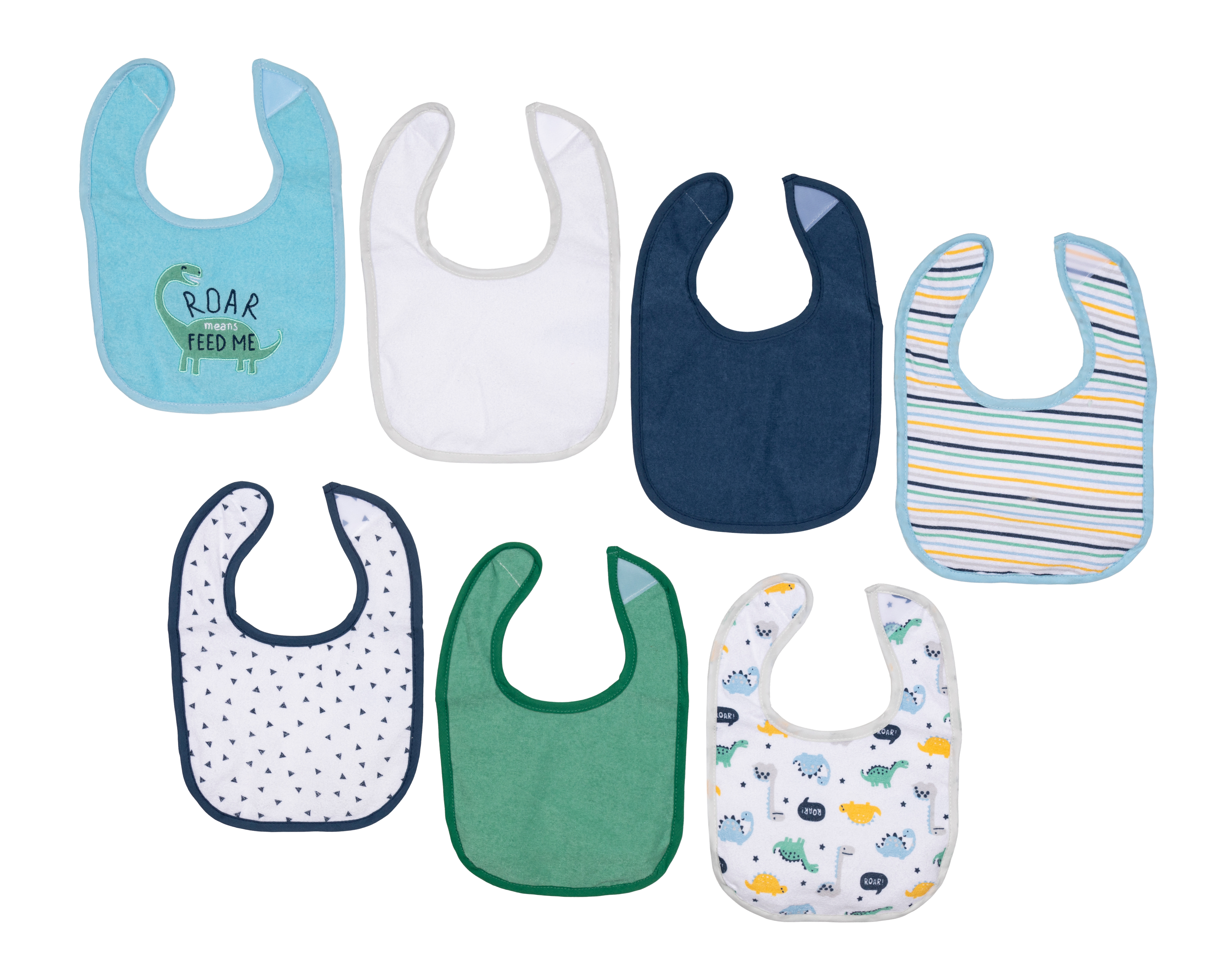 Foto 2 pulgar | Foto 1 | Baberos para Bebé Baby Colors 7 Piezas