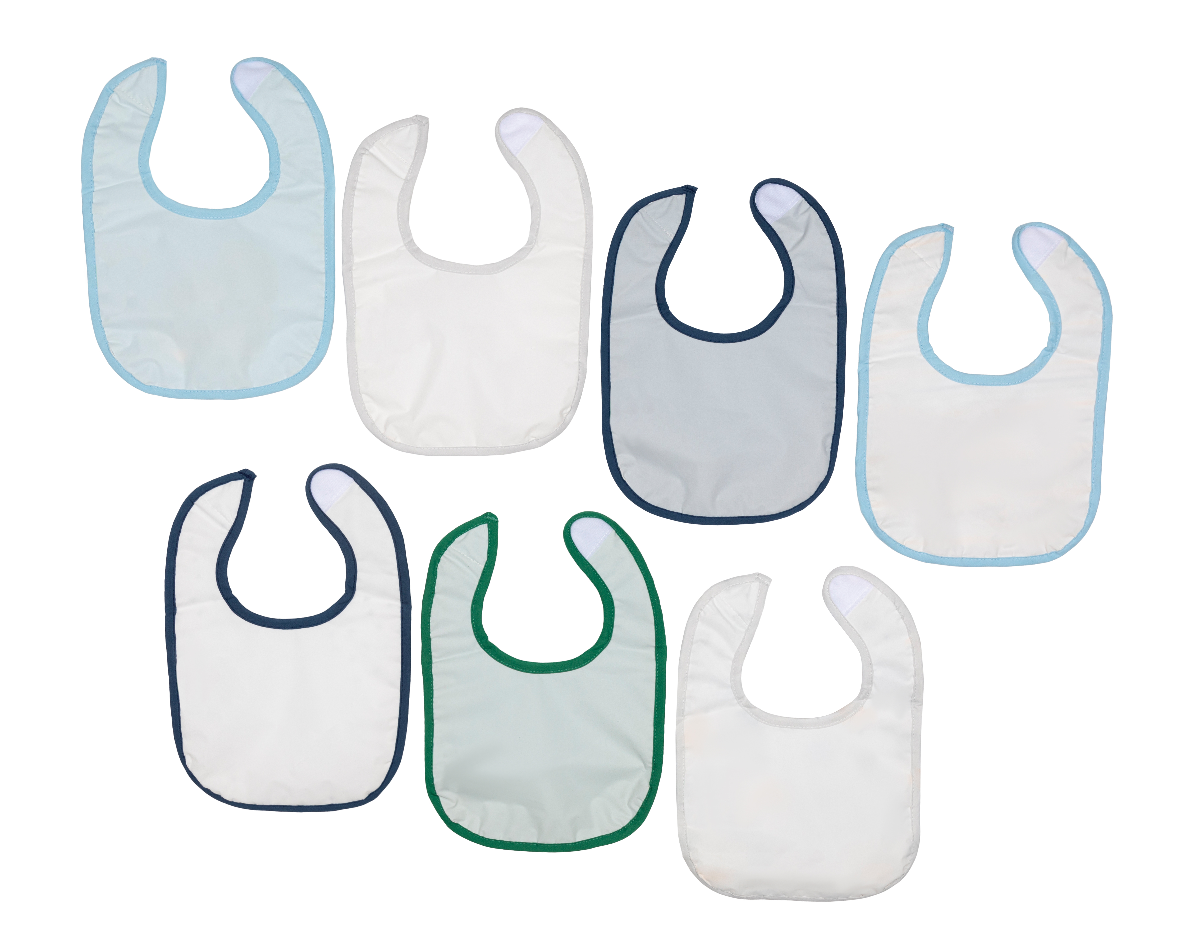 Foto 3 pulgar | Foto 2 | Baberos para Bebé Baby Colors 7 Piezas