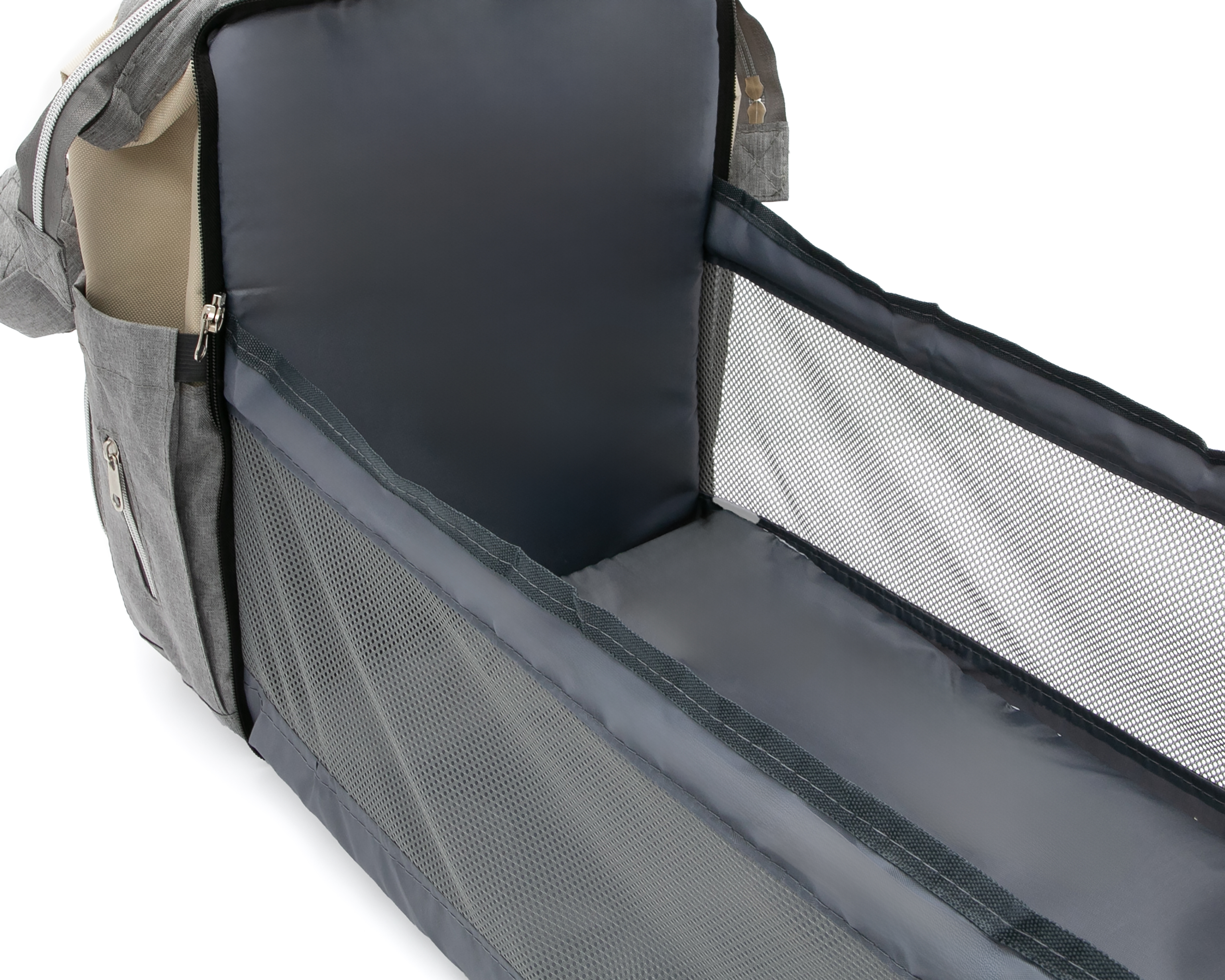 Foto 5 | Foto 5 | Mochila Pañalera Gris Baby Colors