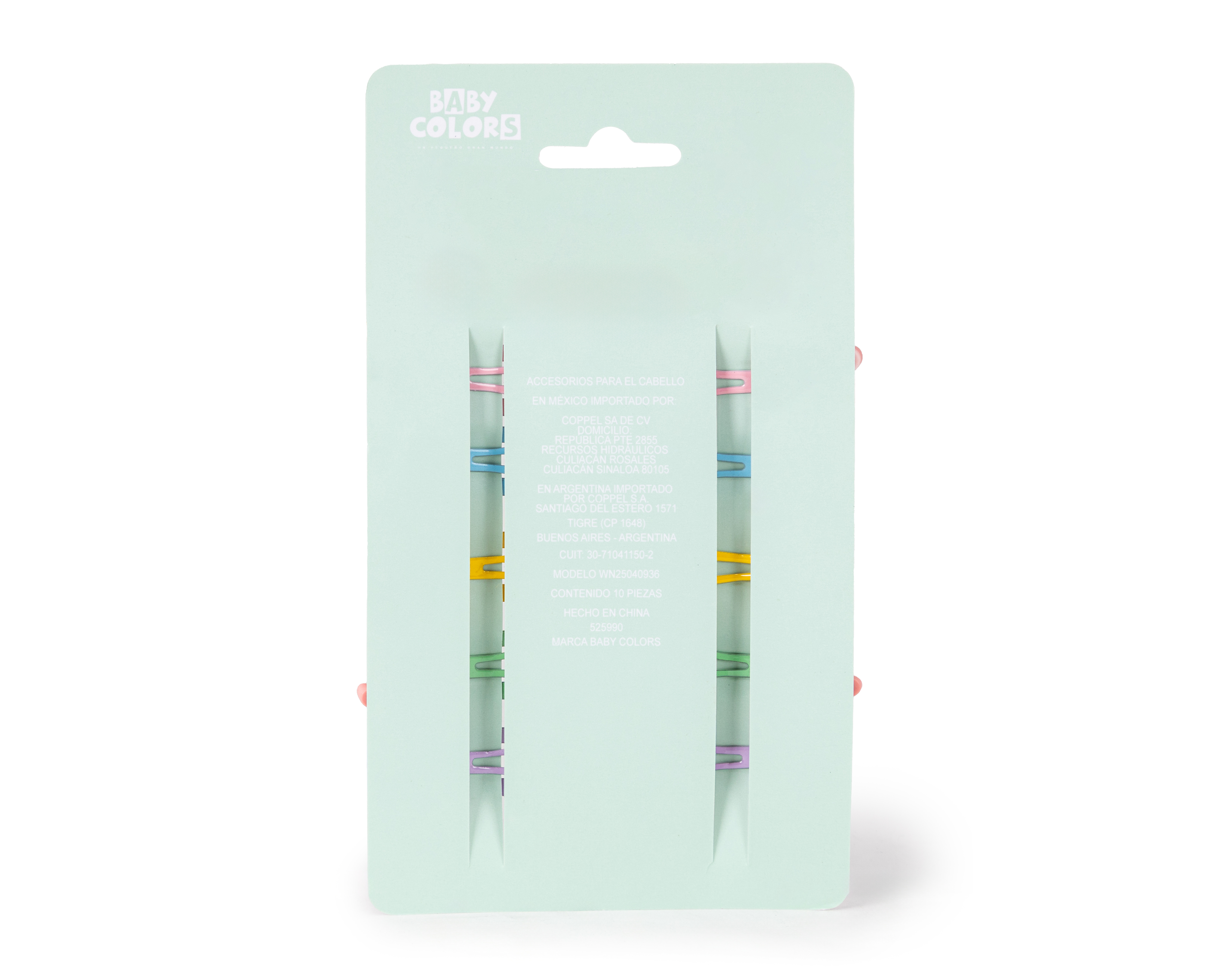 Foto 3 pulgar | Foto 2 | Broches para Cabello Baby Colors 5 Pares