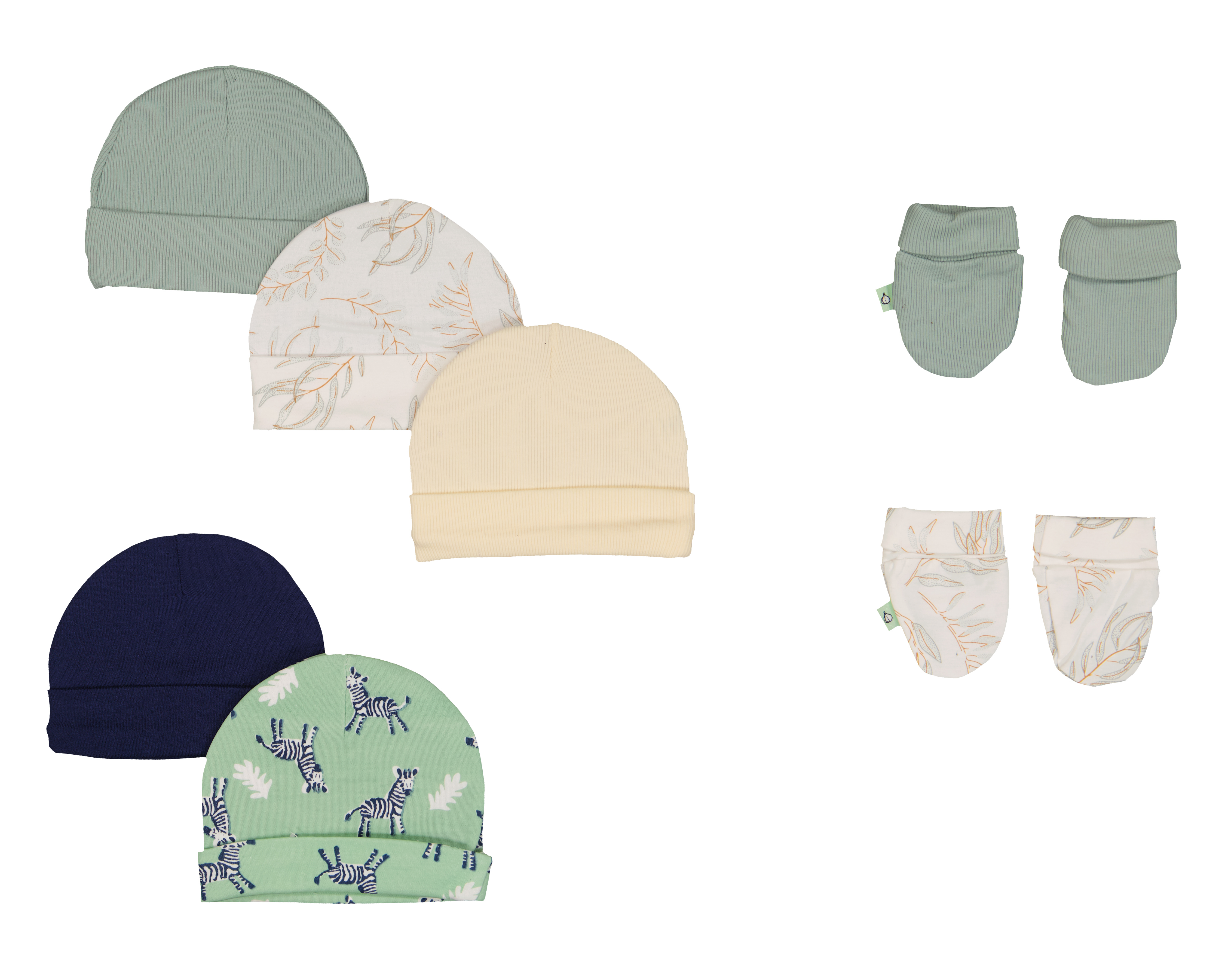 Foto 3 pulgar | Foto 2 | Gorro y Guantes para Bebé Niño Baby Colors 7 Piezas