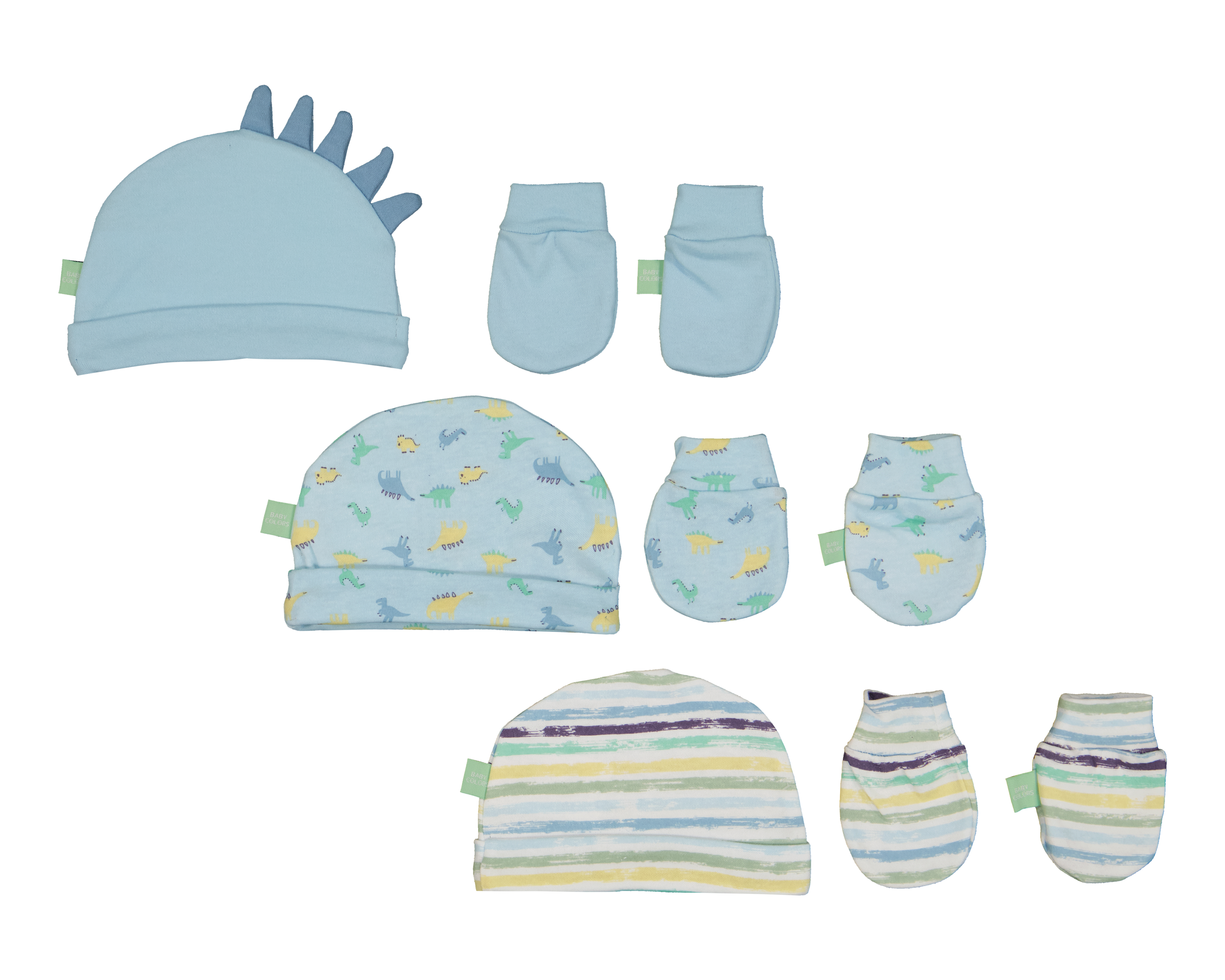 Foto 2 | Foto 2 | Gorro y Guantes para Bebé Niño Baby Colors 6 Piezas